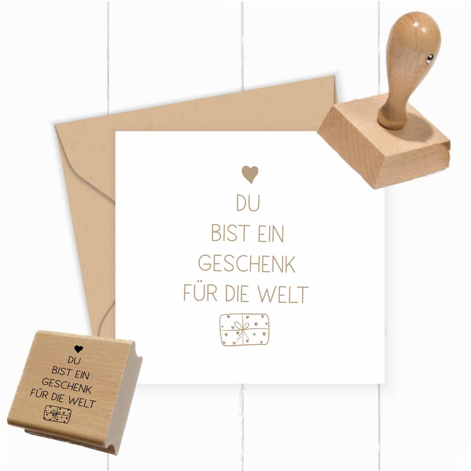 Stempel – Du bist ein Geschenk für die Welt - ST0367