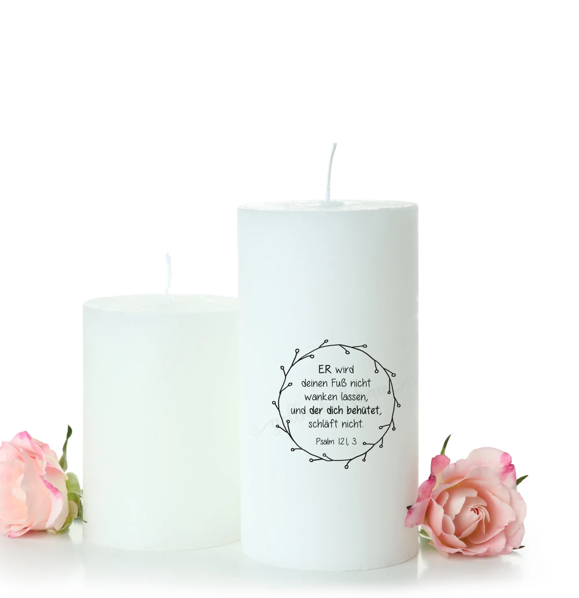 Bibelversstempel - ER wird deinen Fuß nicht wanken lassen - Psalm 121,3