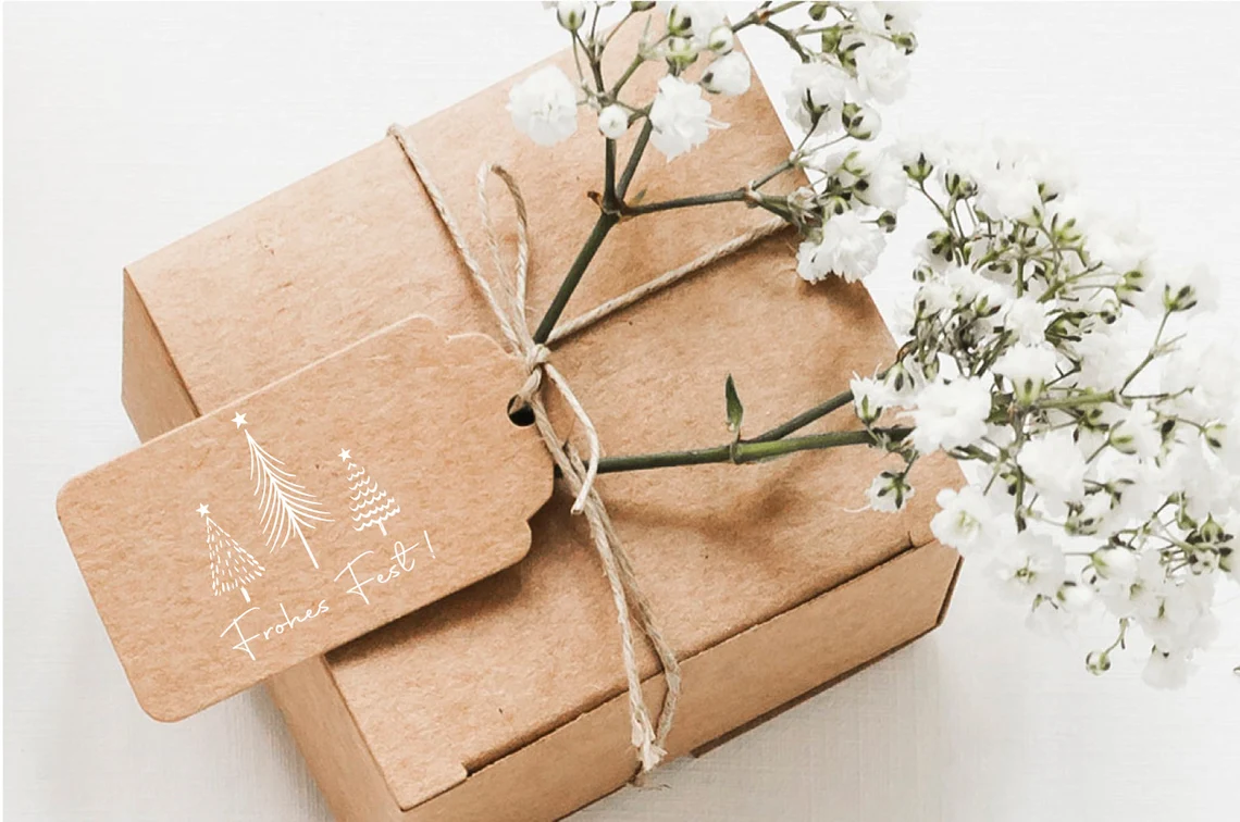 WeihnachtsSTEMPEL "Frohes Fest"