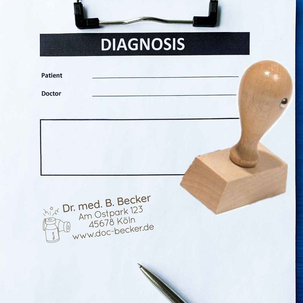 Arztstempel  | Ideal für Impfpass & Praxis