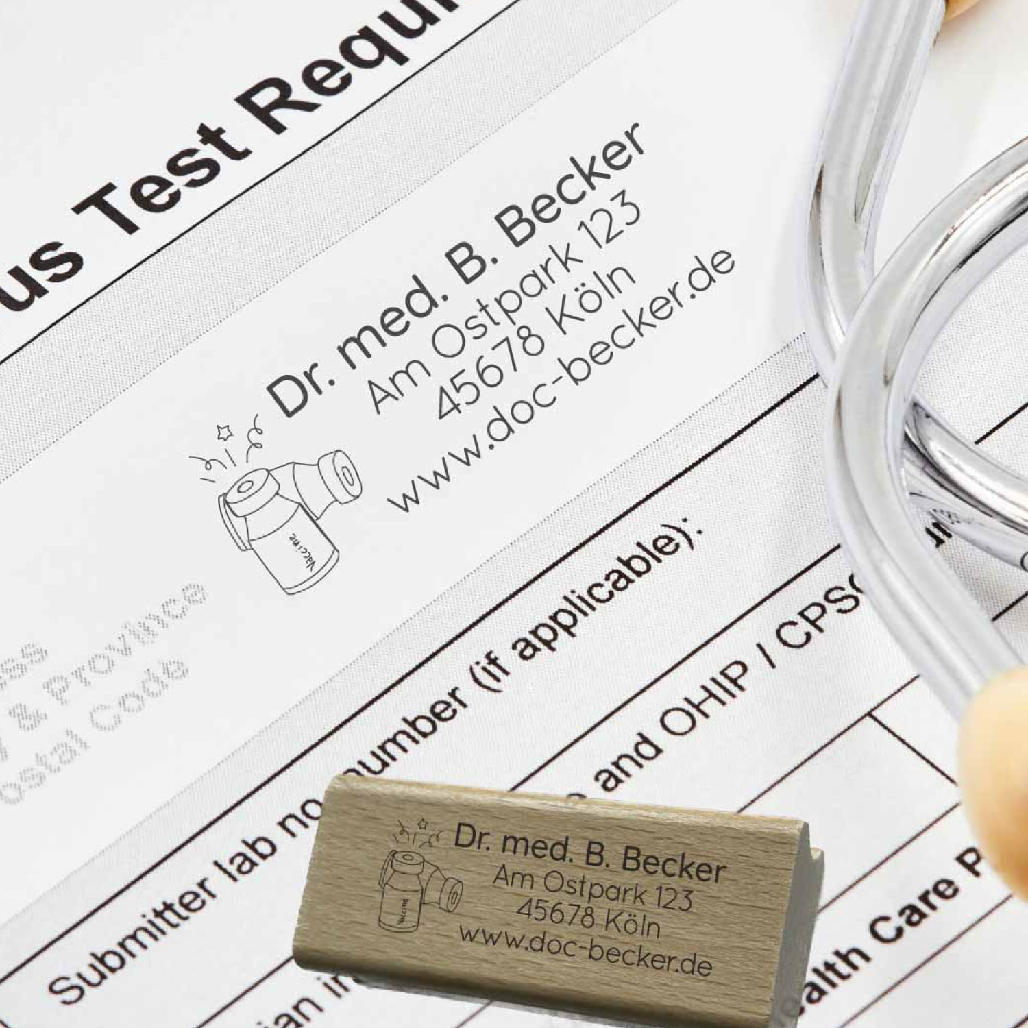 Arztstempel  | Ideal für Impfpass & Praxis