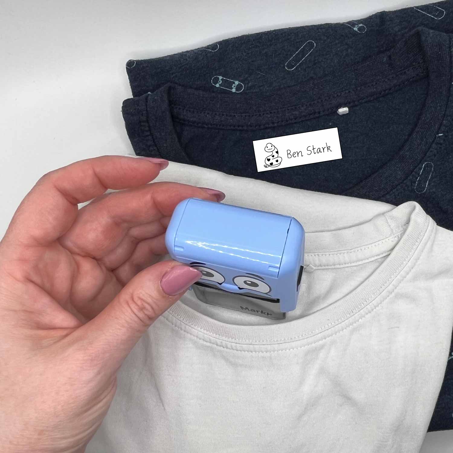 Dein personalisierter Textilstempel „Schlange“ | 38 x 14 mm