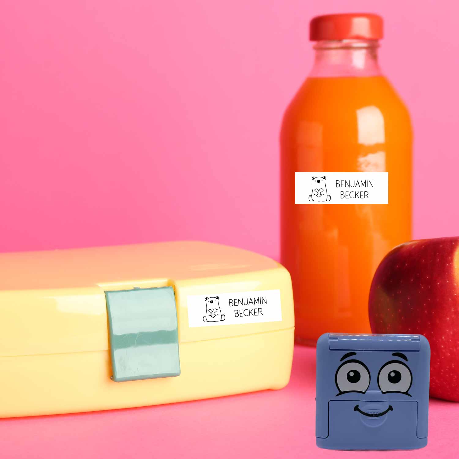 Dein personalisierter Textilstempel „Bär“ | 38 x 14 mm