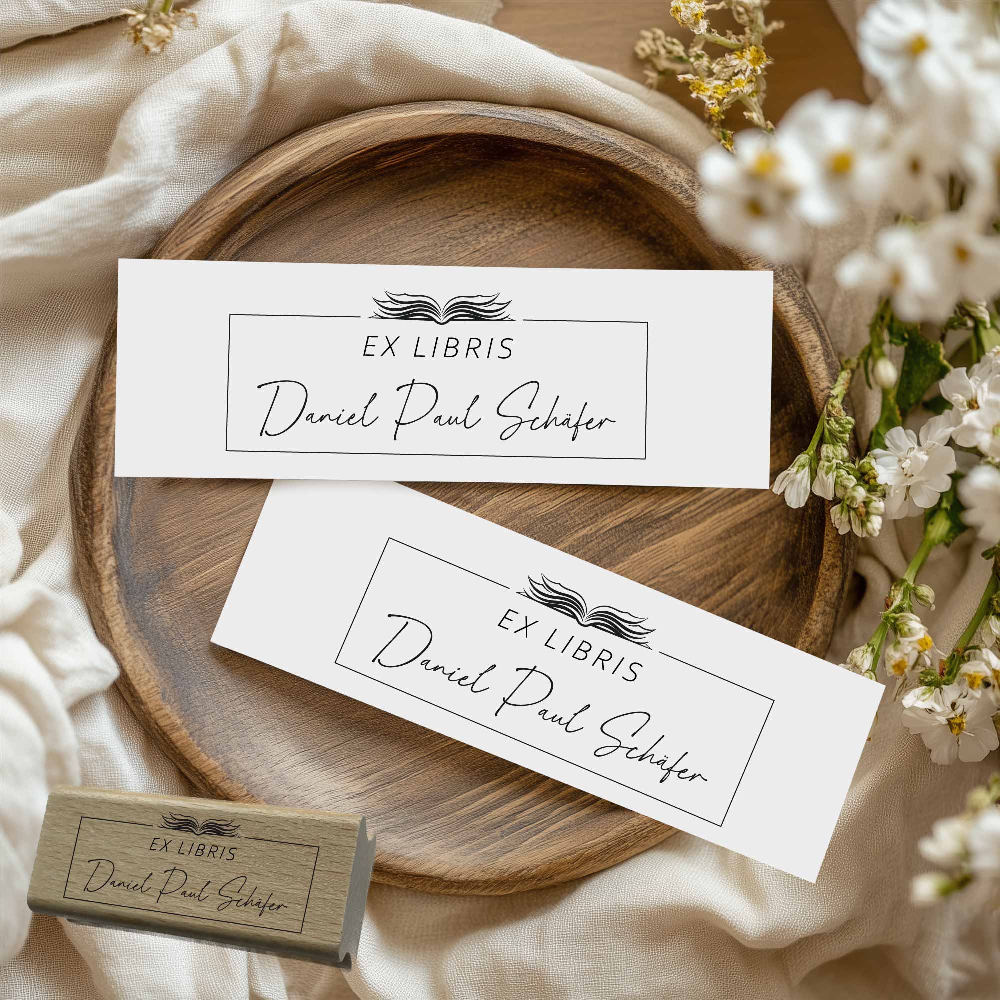 Ex Libris Stempel Bibel | Ideal für Pastoren & Gemeindebücher