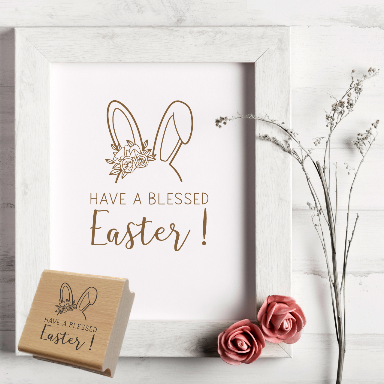 Oster STEMPEL "Have a blessed Easter!"