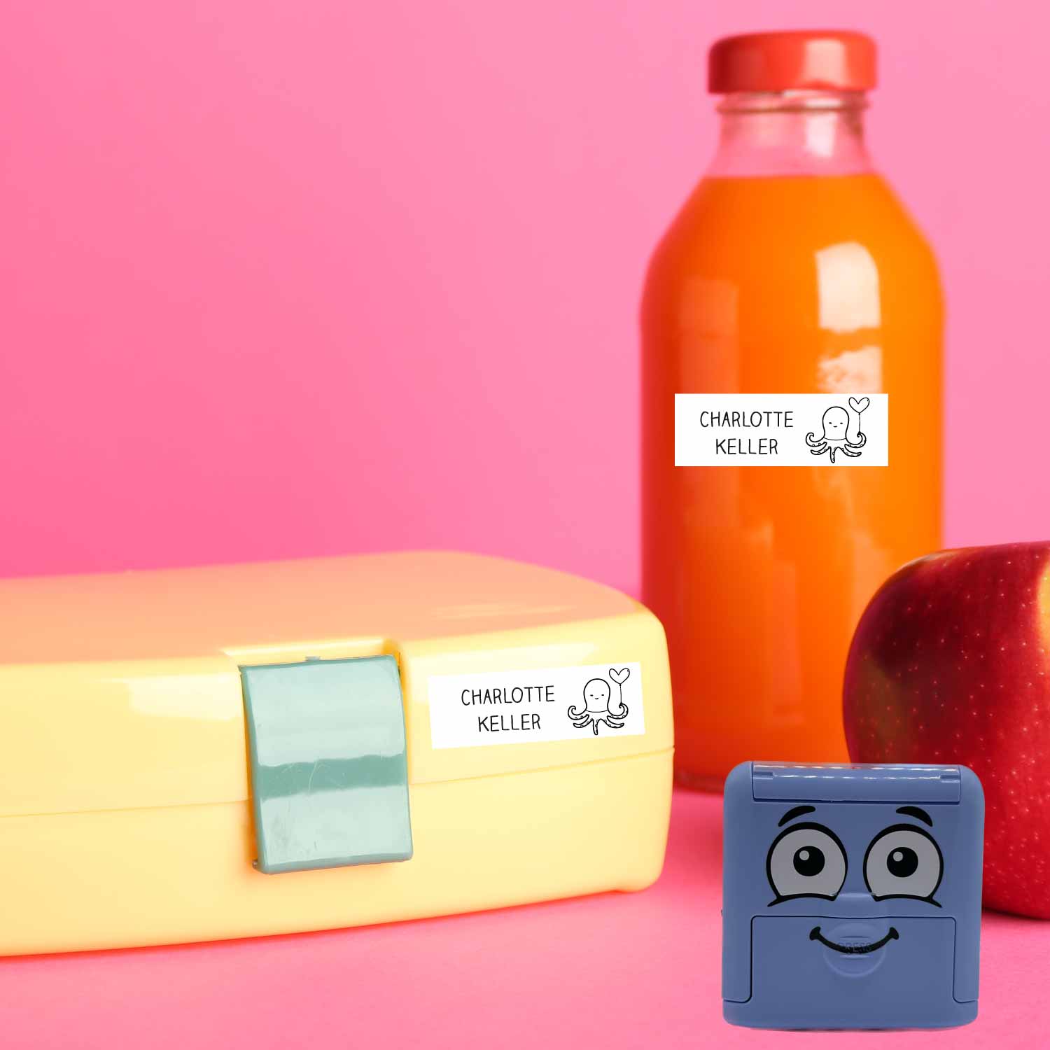 Dein personalisierter Textilstempel „Krake“ | 38 x 14 mm