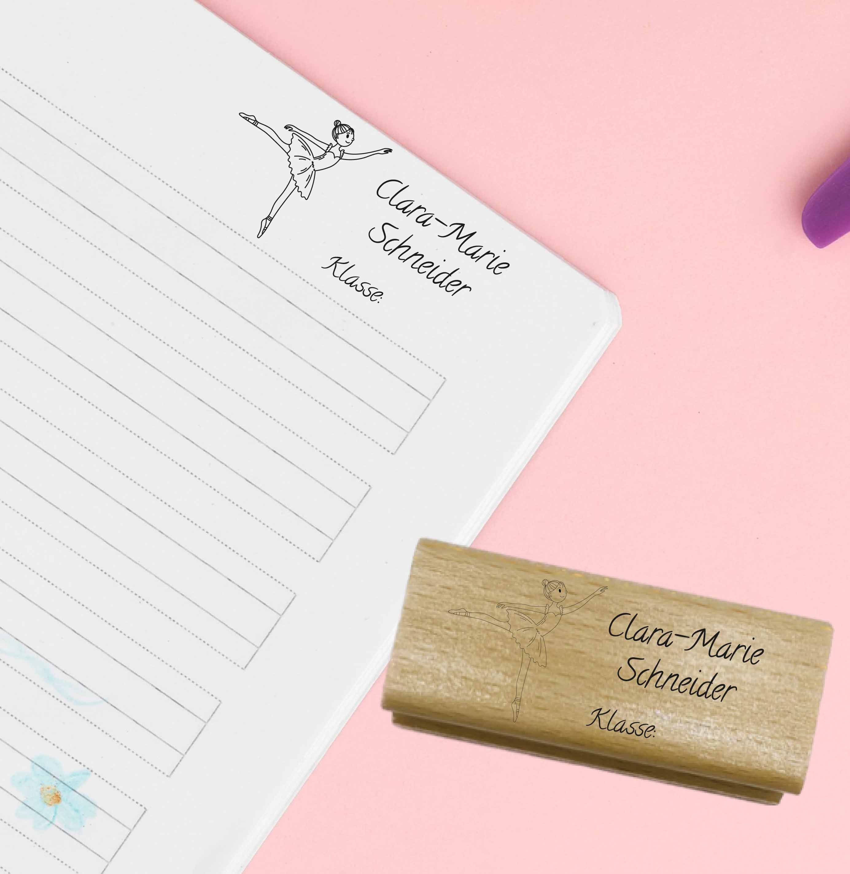 Dein individueller Namensstempel „Clara“ | 59 x 22 mm