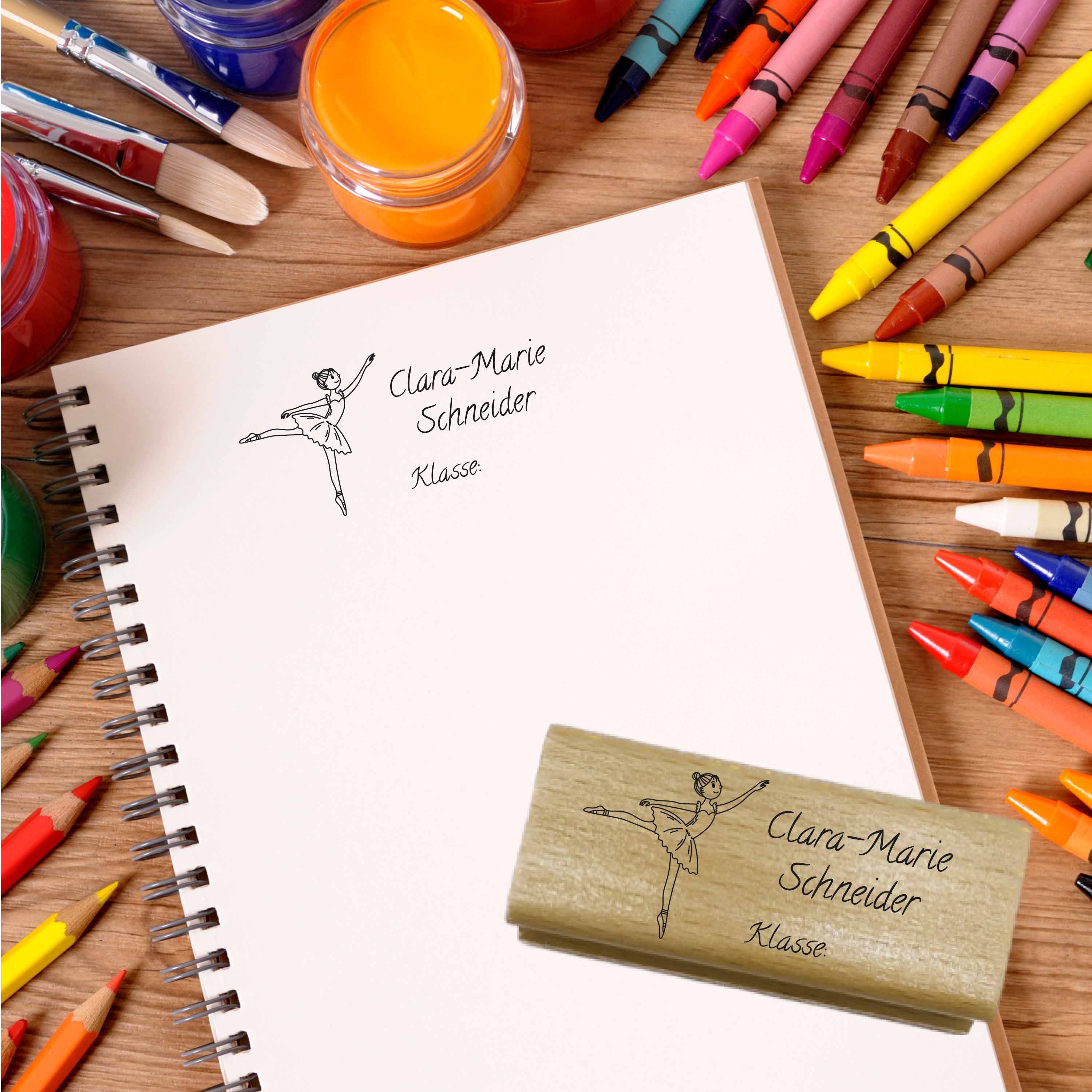 Dein individueller Namensstempel „Clara“ | 59 x 22 mm