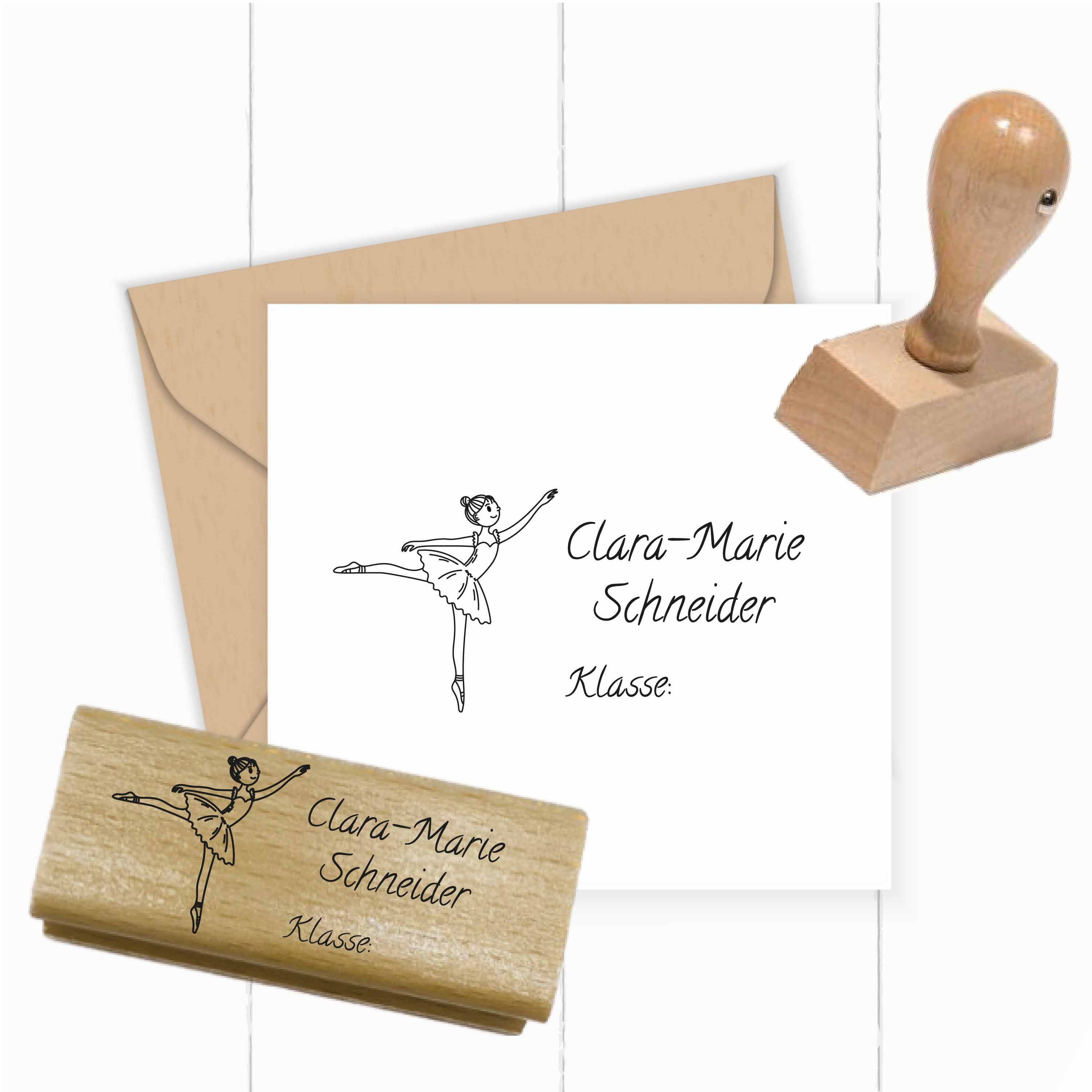 Dein individueller Namensstempel „Clara“ | 59 x 22 mm