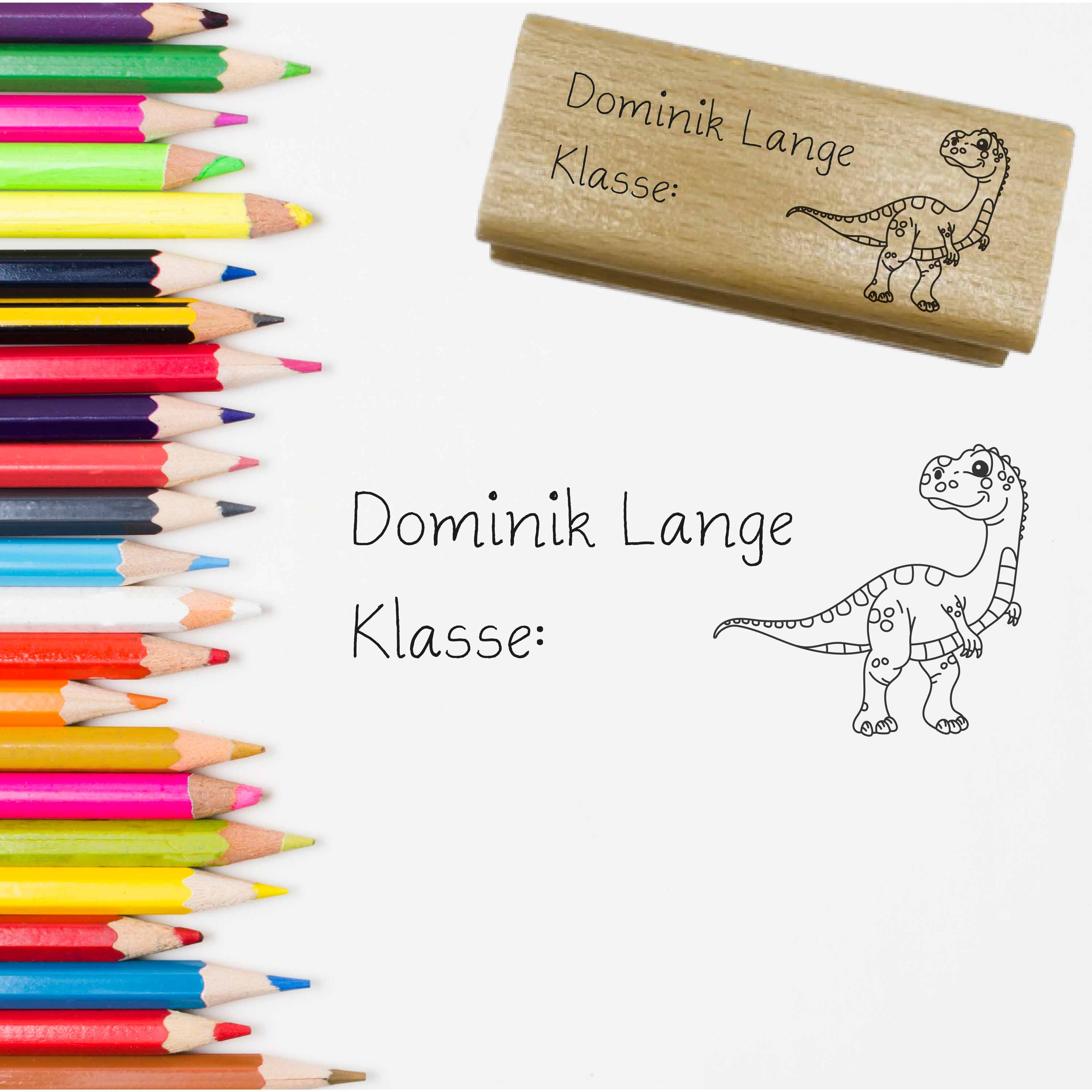 Dein individueller Namensstempel „Dominik“ | 59 x 22 mm