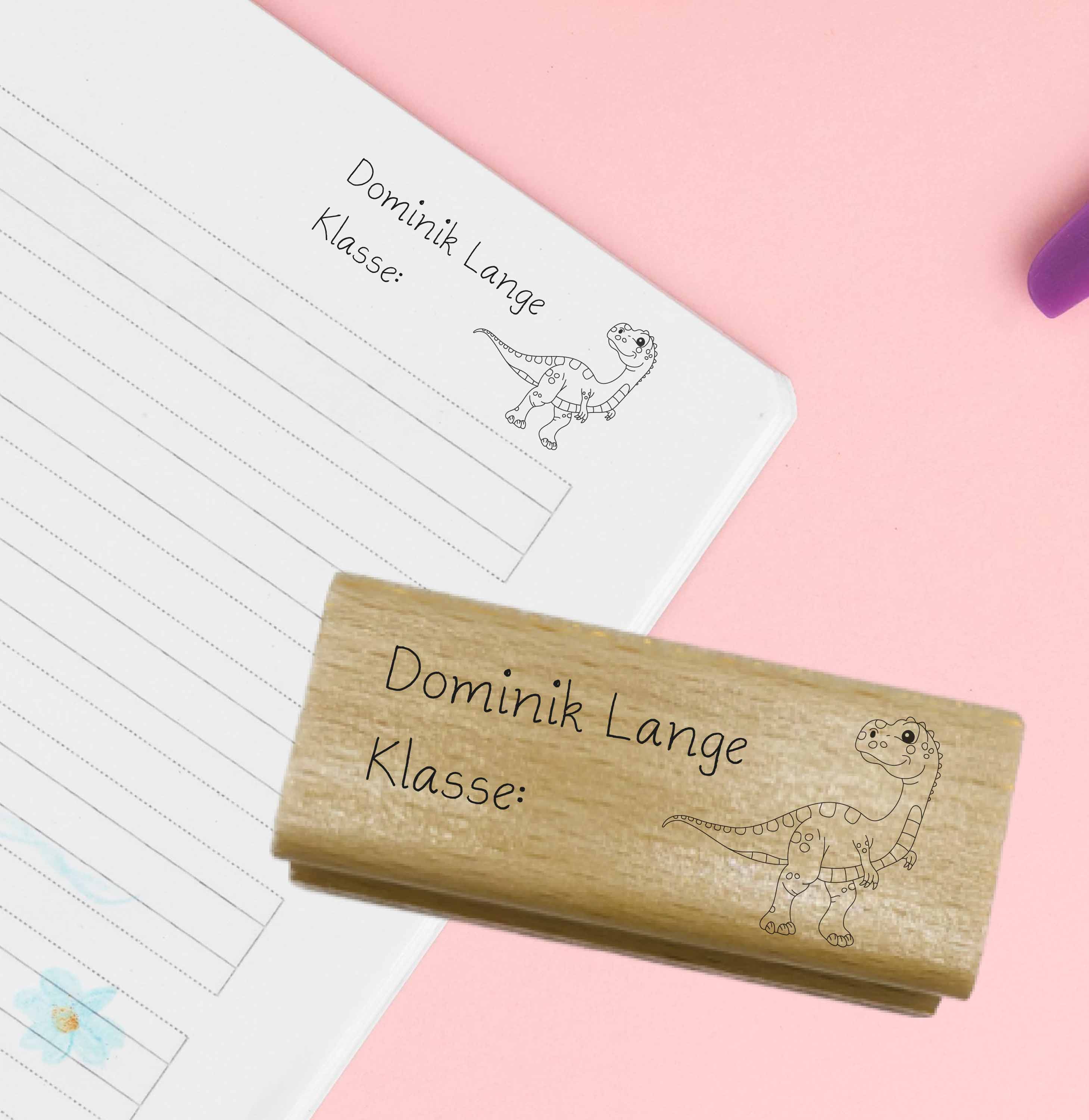 Dein individueller Namensstempel „Dominik“ | 59 x 22 mm