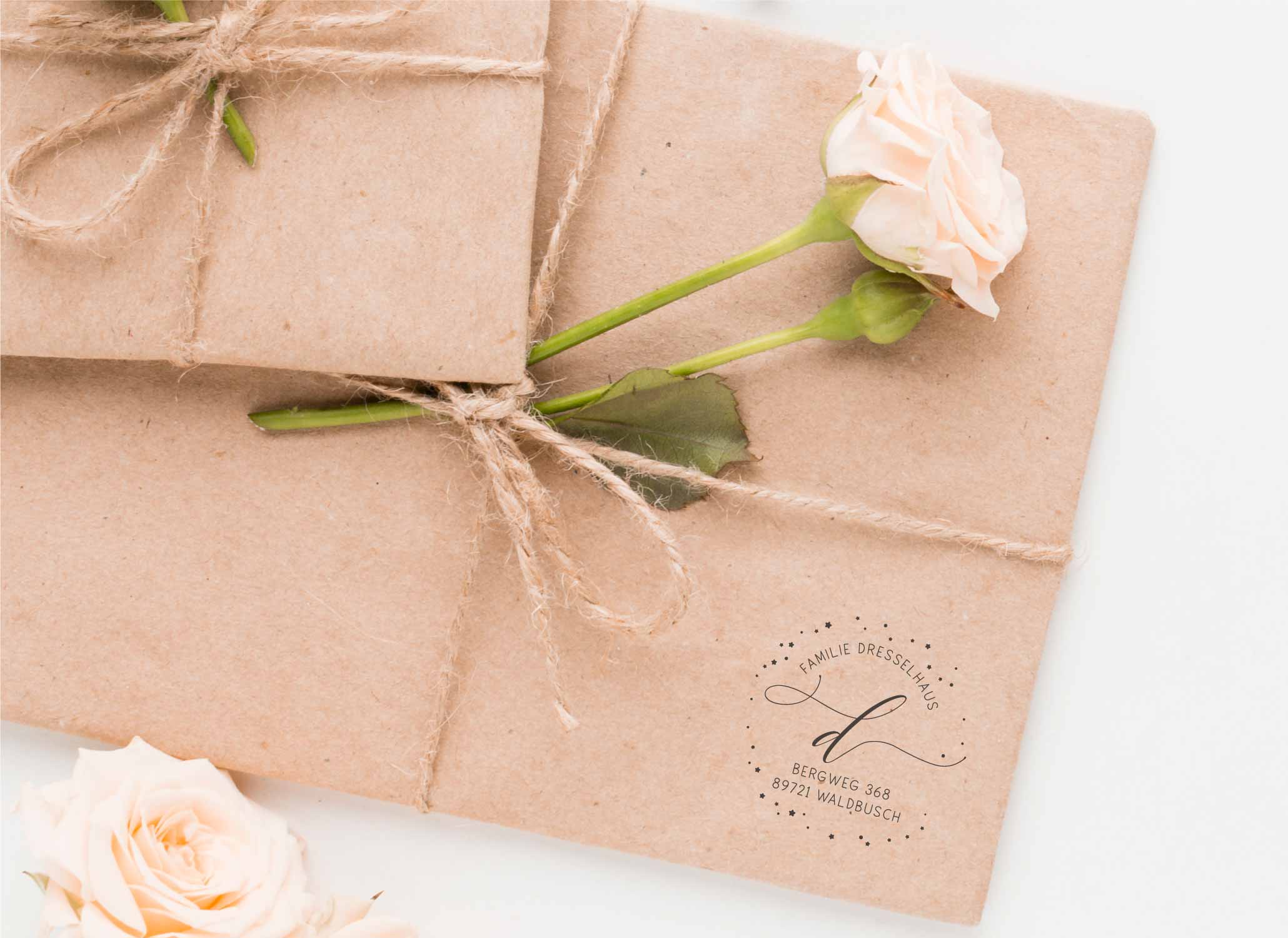 Personalisierter Adresstempel "Dresselhaus" | 4–10 cm
