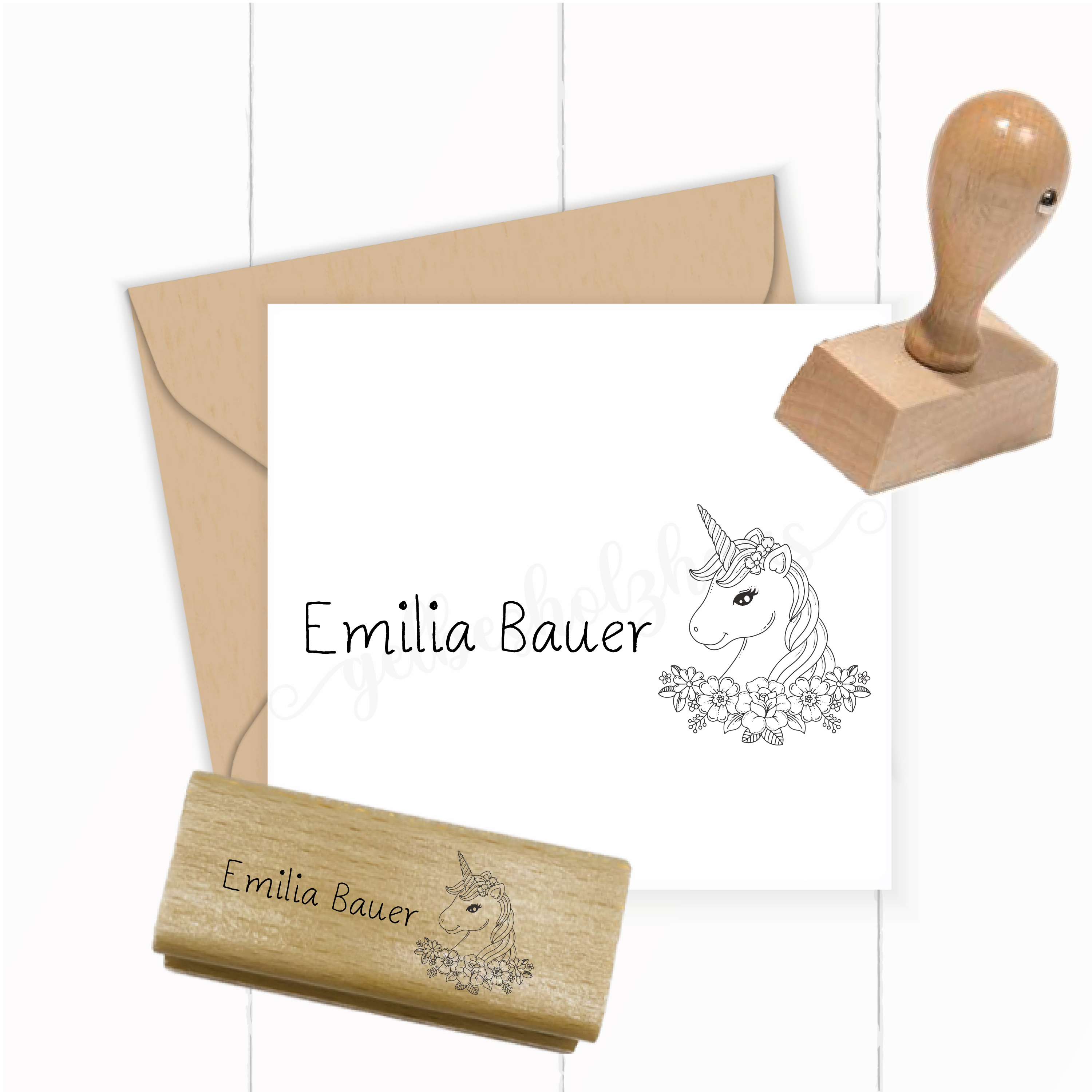 Dein individueller Namensstempel „Emilia“ | 59 x 22 mm