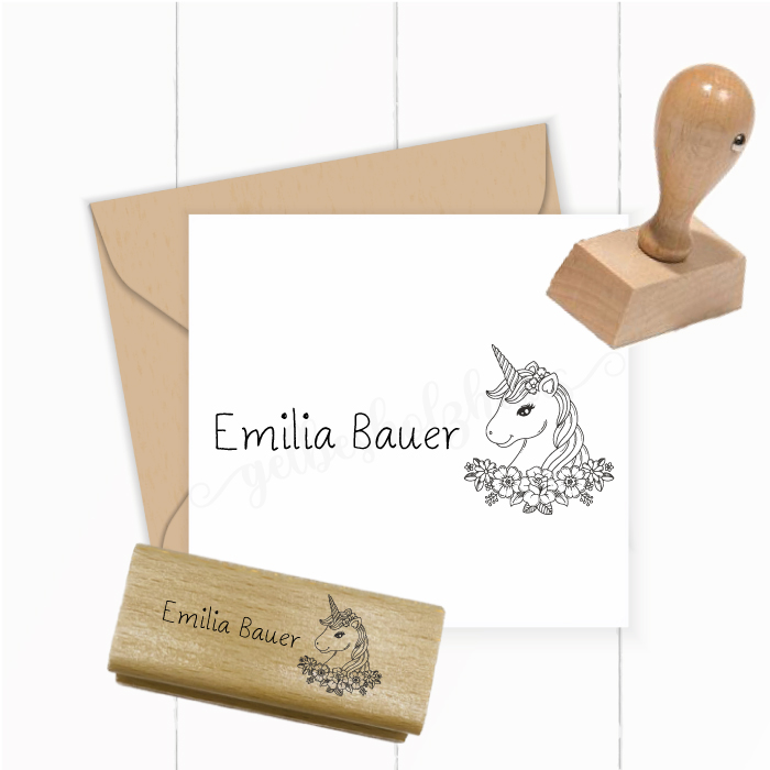Dein individueller Namensstempel „Emilia“ | 59 x 22 mm