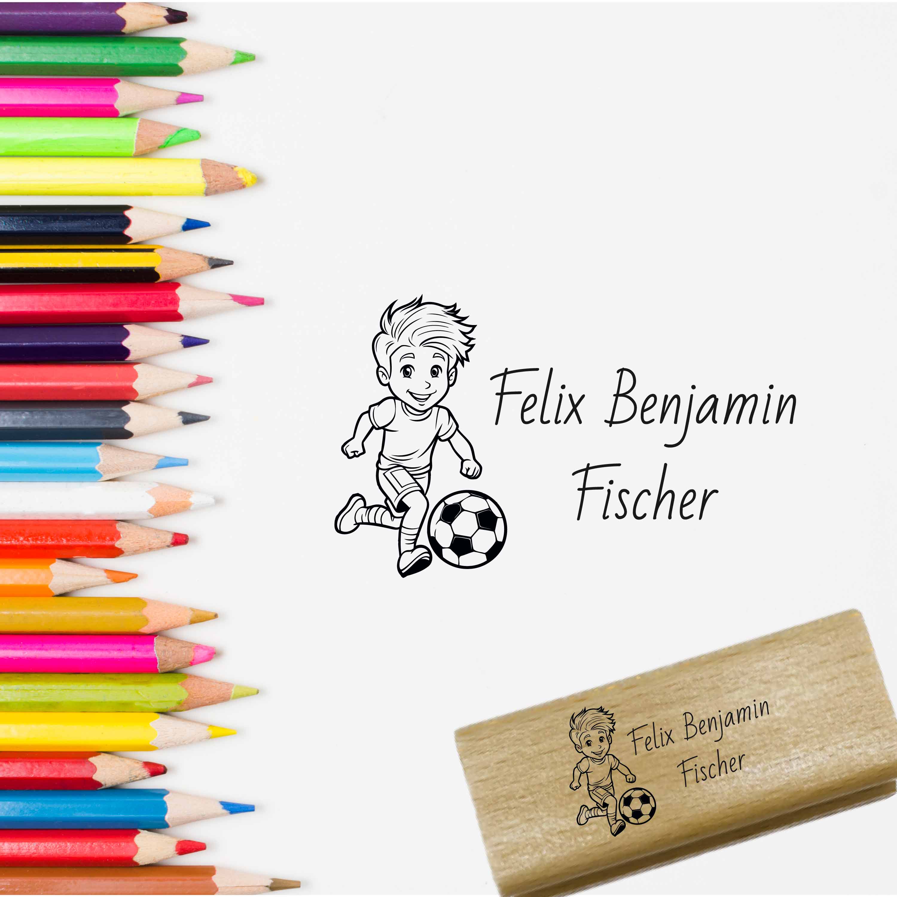 Dein individueller Namensstempel „Felix“ | 50 x 30 mm