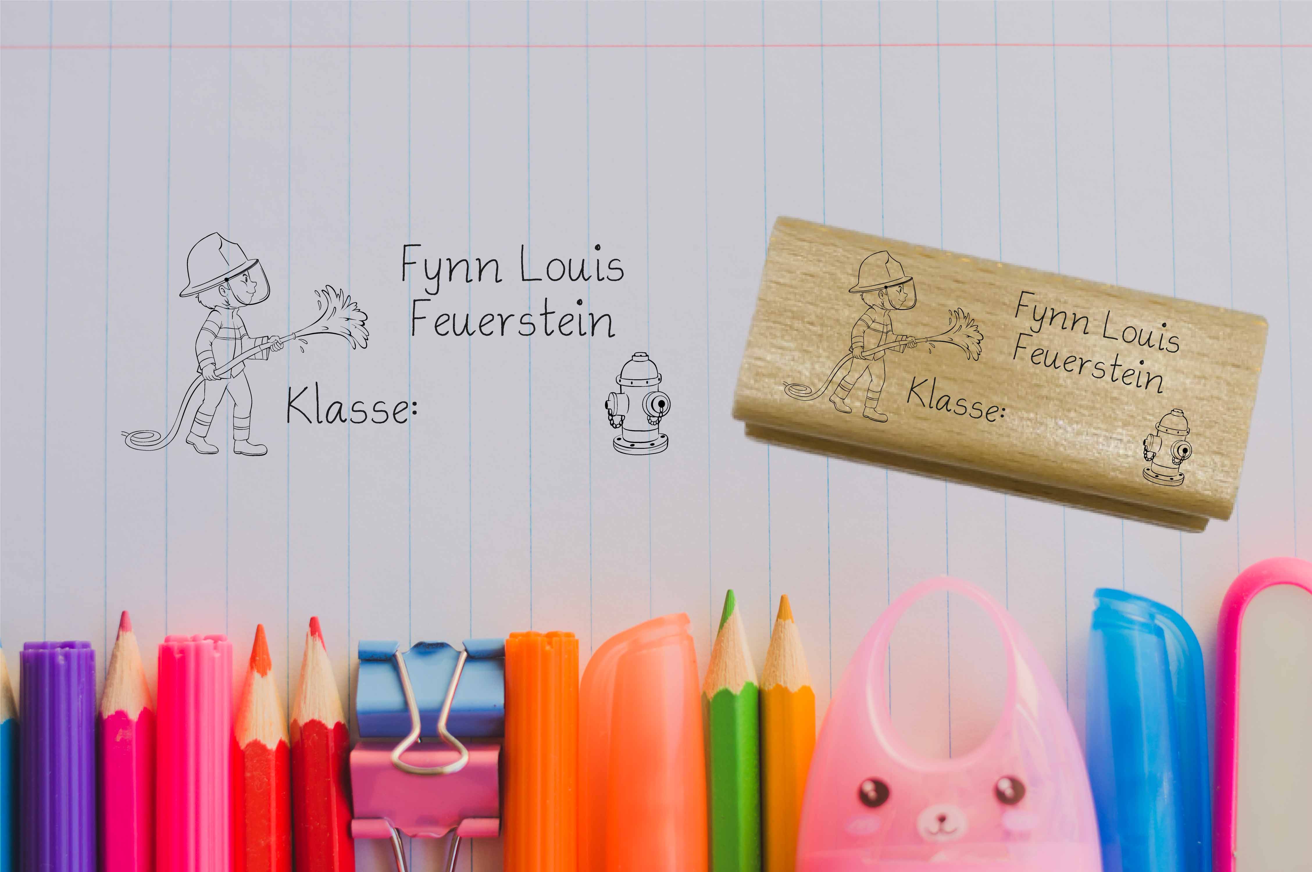 Dein individueller Namensstempel „Fynn“ | 59 x 22 mm