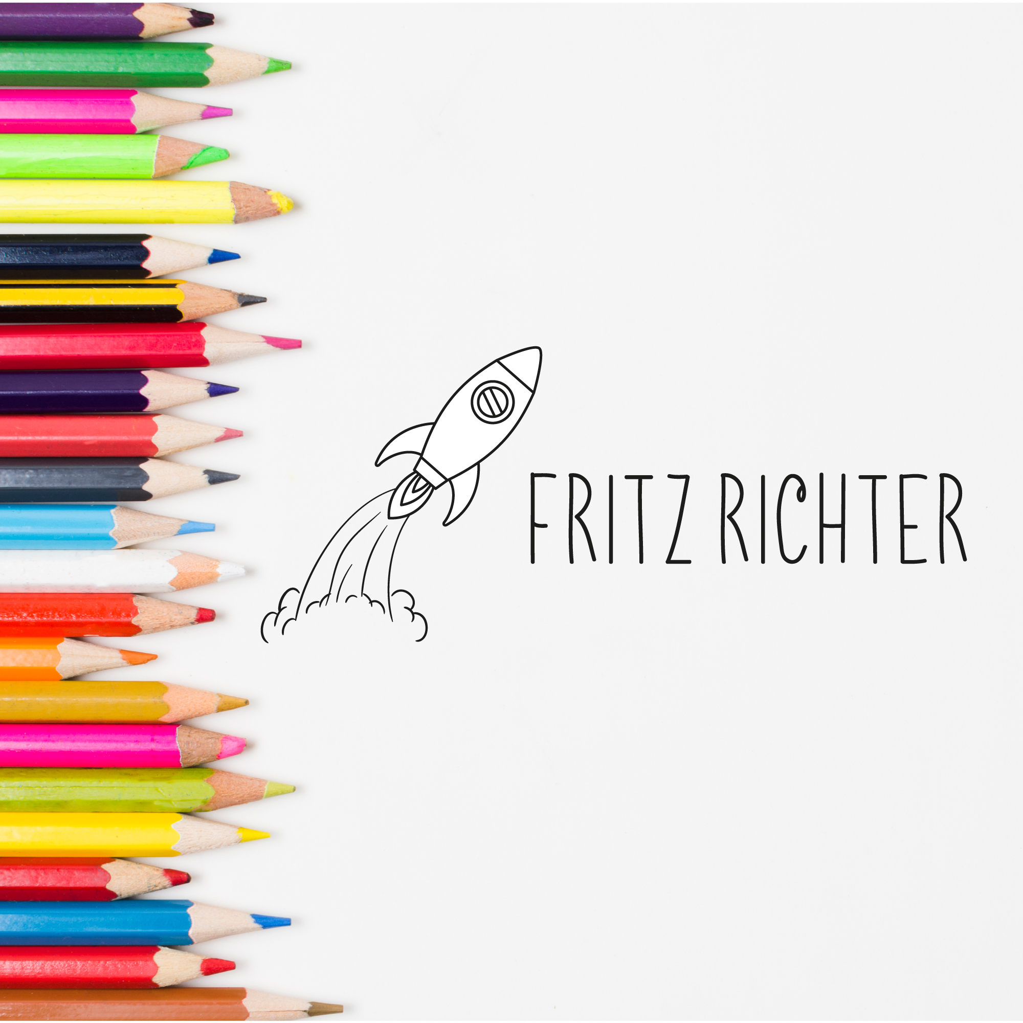 Dein individueller Namensstempel „Fritz“ | 59 x 22 mm