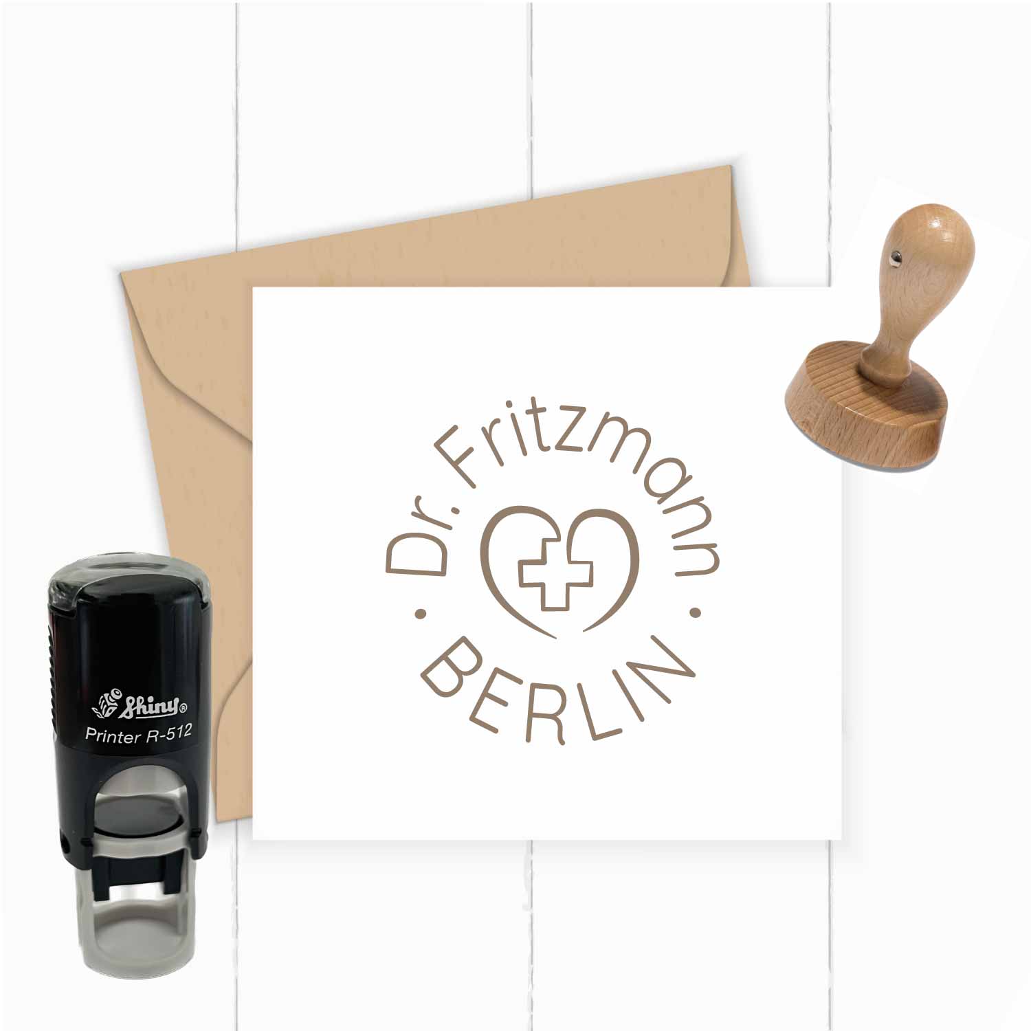 Praxisstempel | Arztstempel – 12 mm passend f. Impfausweis-Feld