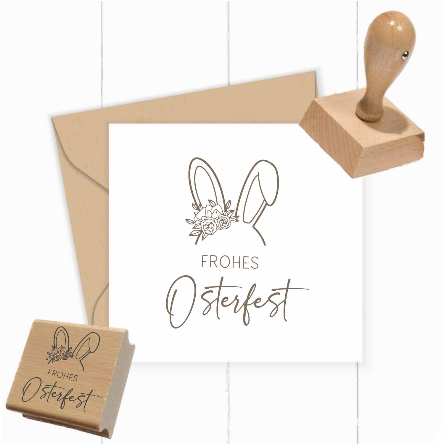 Oster-STEMPEL "Frohes Osterfest"
