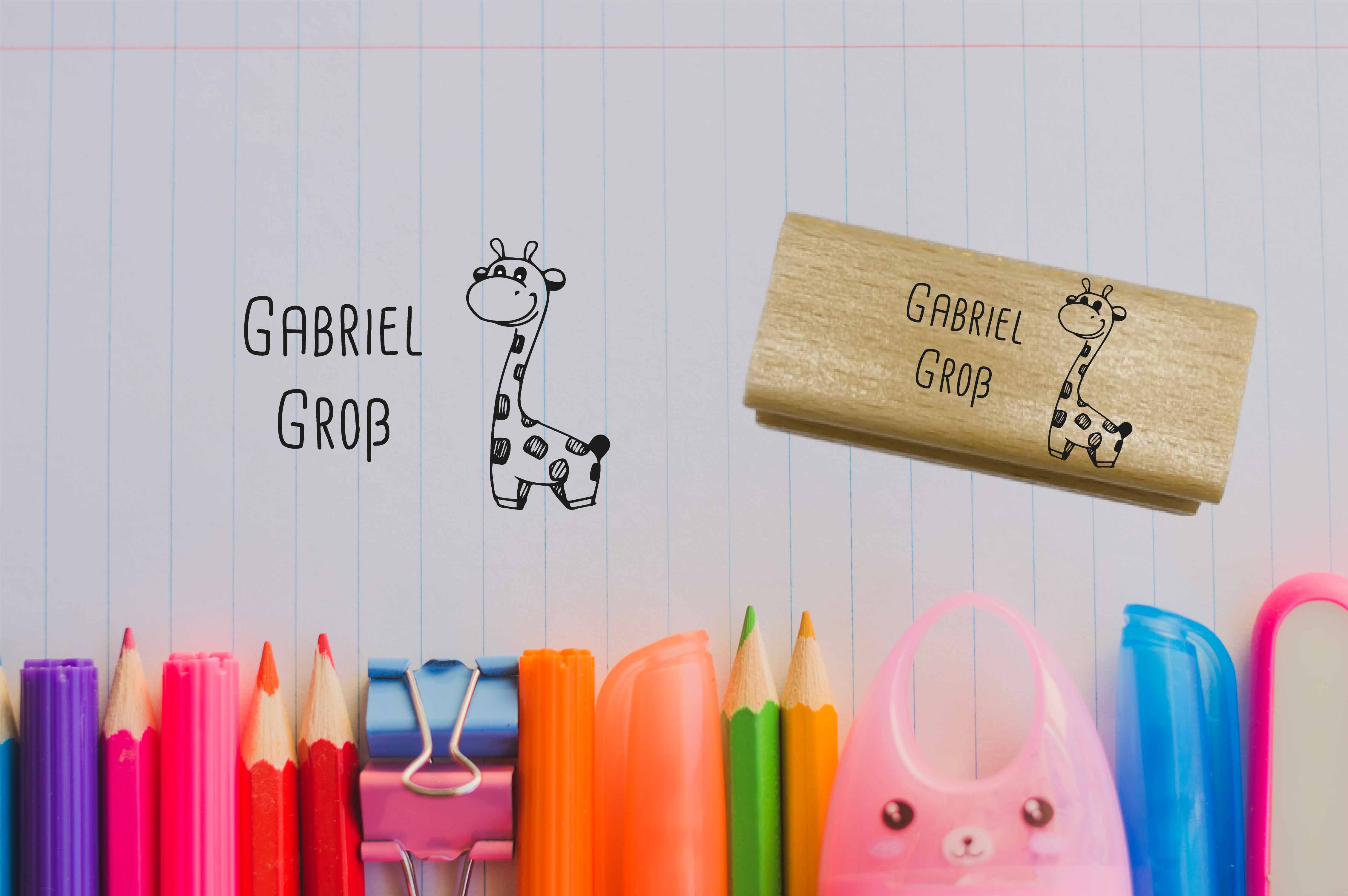 Dein individueller Namensstempel „Gabriel“ | 45 x 30 mm