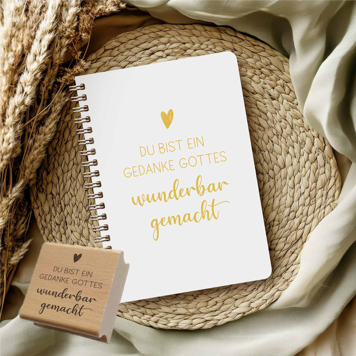 Stempel - Du bist ein Gedanke Gottes | wunderbar gemacht