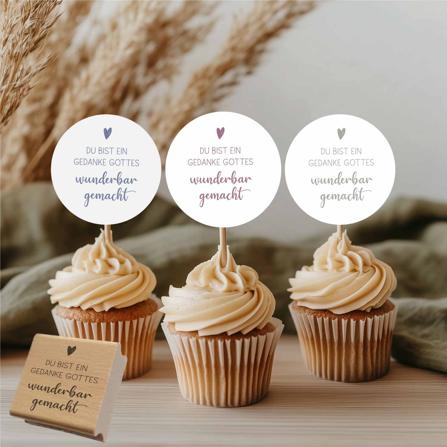 Stempel - Du bist ein Gedanke Gottes | wunderbar gemacht