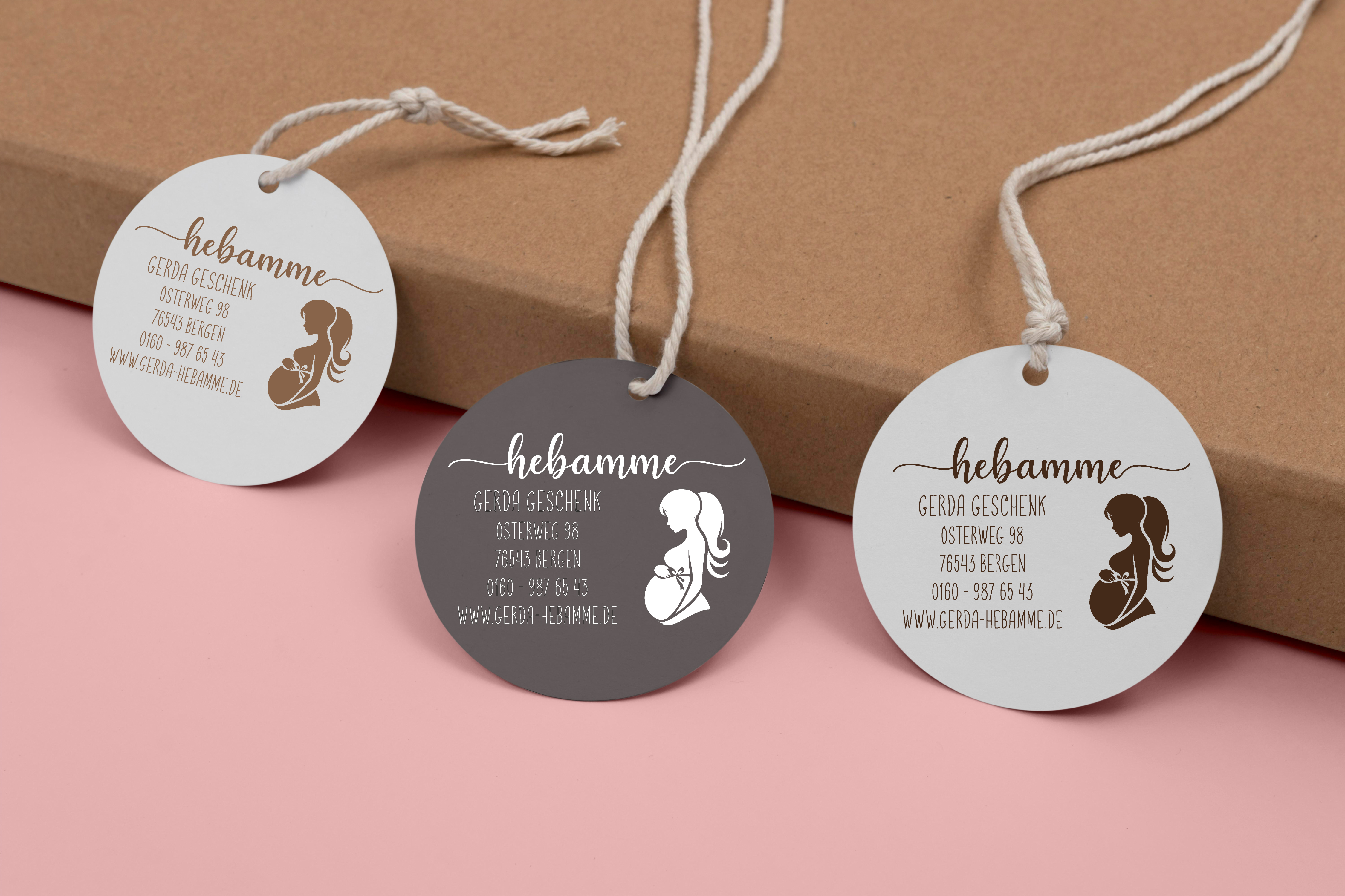 Personalisierter Hebammenstempel<br> – passend für den Mutterpass