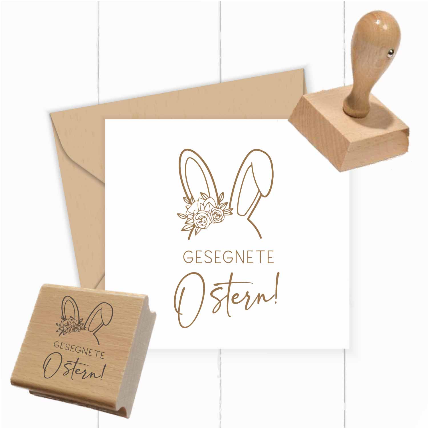 Oster-STEMPEL "gesegnete Ostern!"