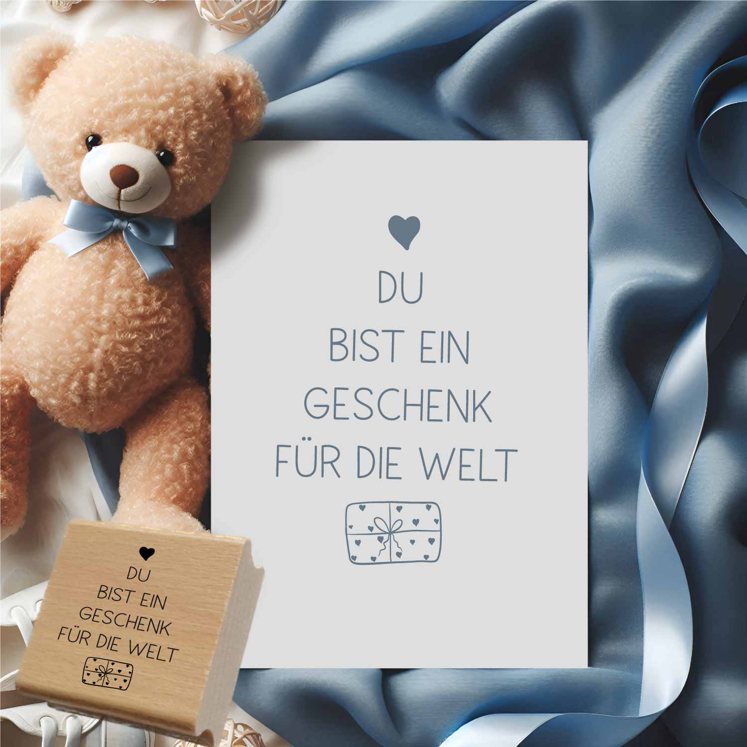 Stempel – Du bist ein Geschenk für die Welt