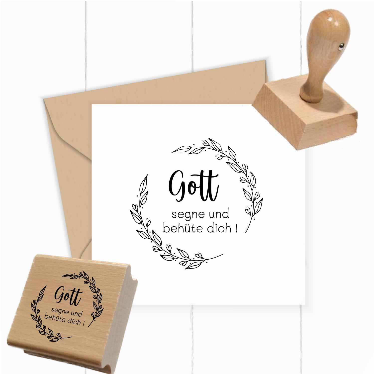 Stempel - Gott segne und behüte dich!