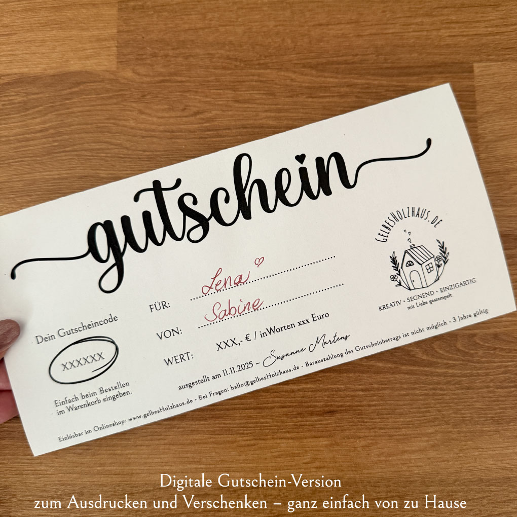 Geschenkgutschein