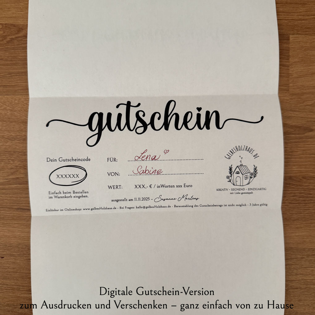 Geschenkgutschein