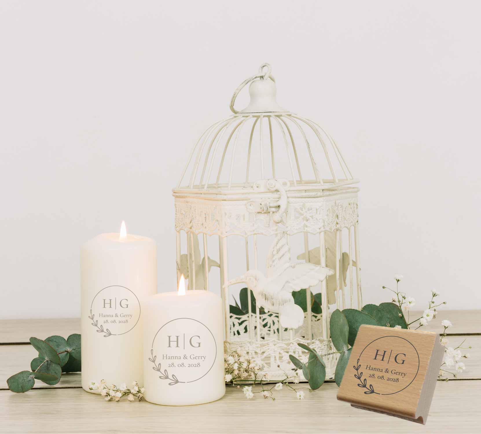 Personalisierter Hochzeits-STEMPEL "Hanna"