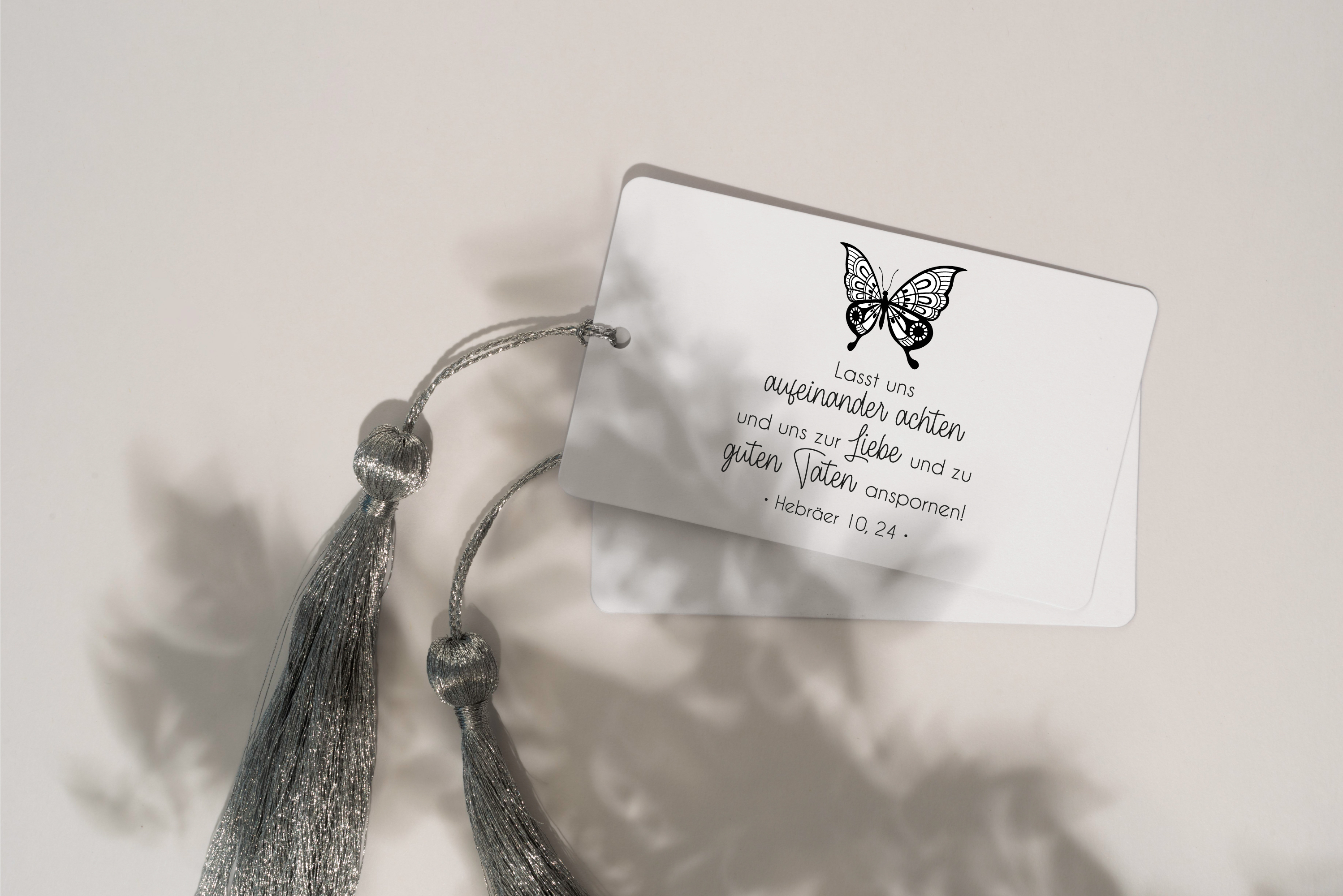 Bibelversstempel - Lasst uns aufeinander achten - Hebräer 10,24