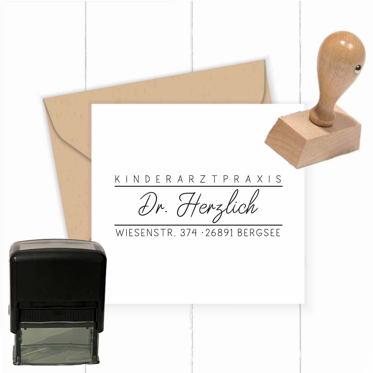 Praxisstempel | Arztstempel – passend für's Impfausweis-Feld