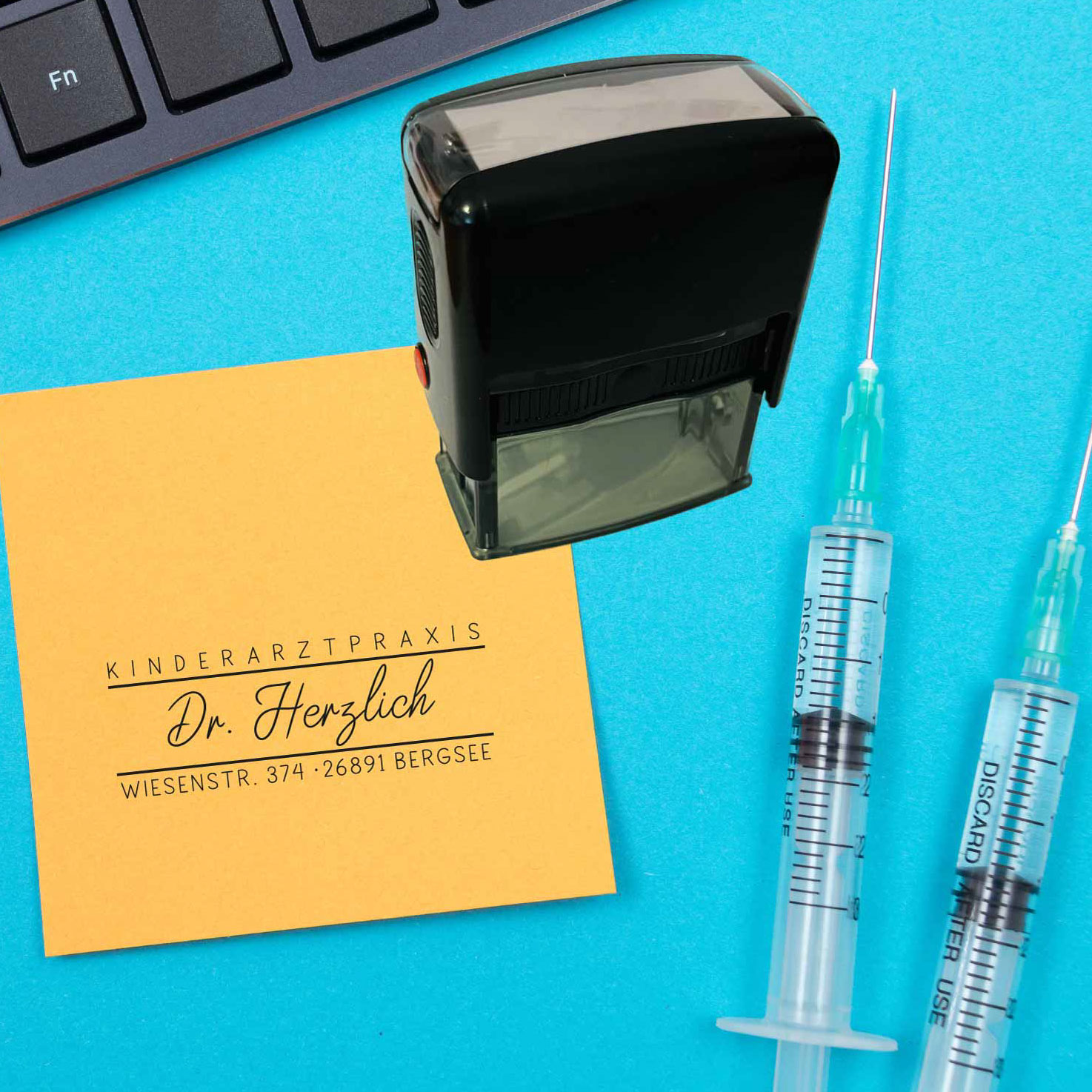 Praxisstempel | Arztstempel – passend für's Impfausweis-Feld