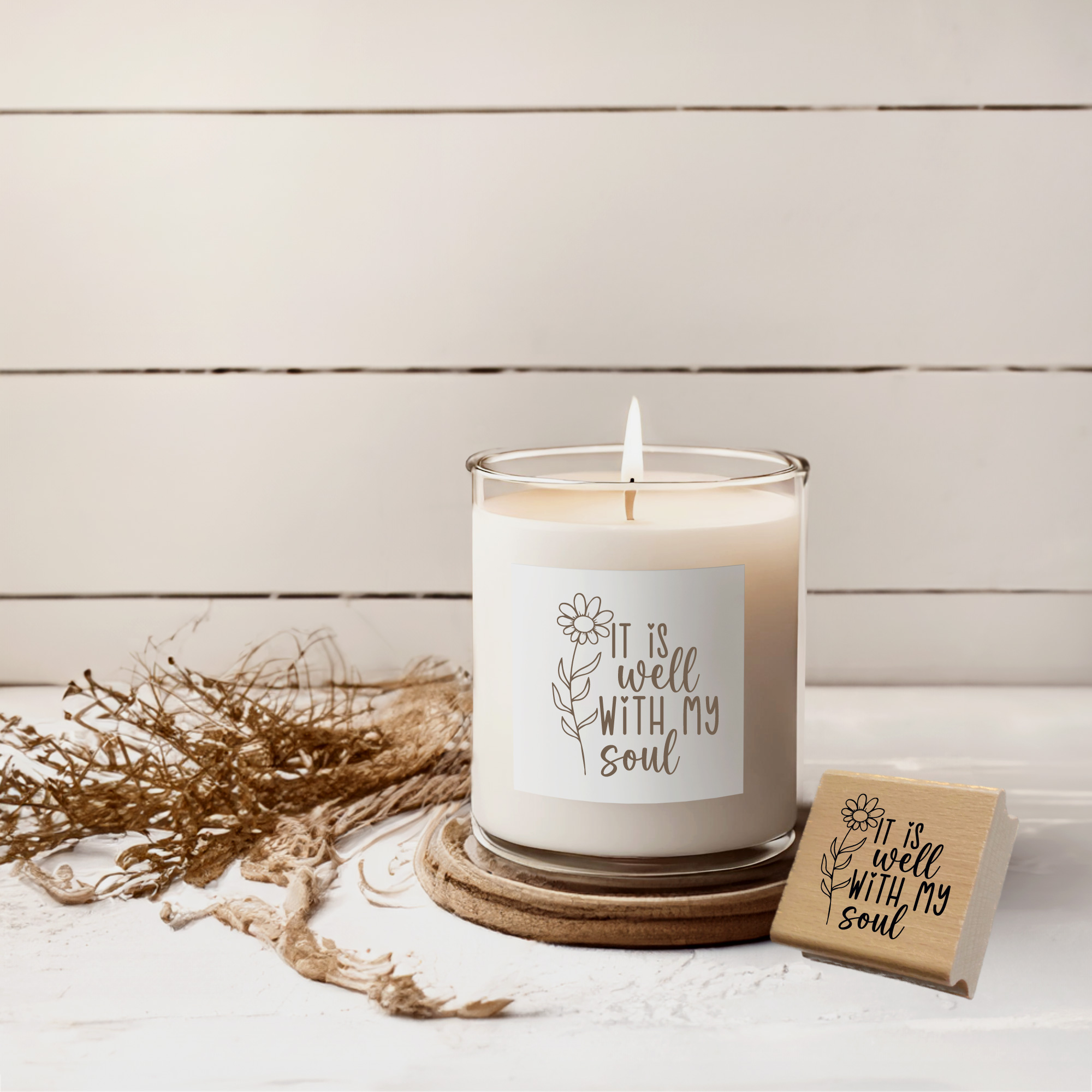 Segensstempel "It Is Well With My Soul" – Christlicher Stempel | Englisch