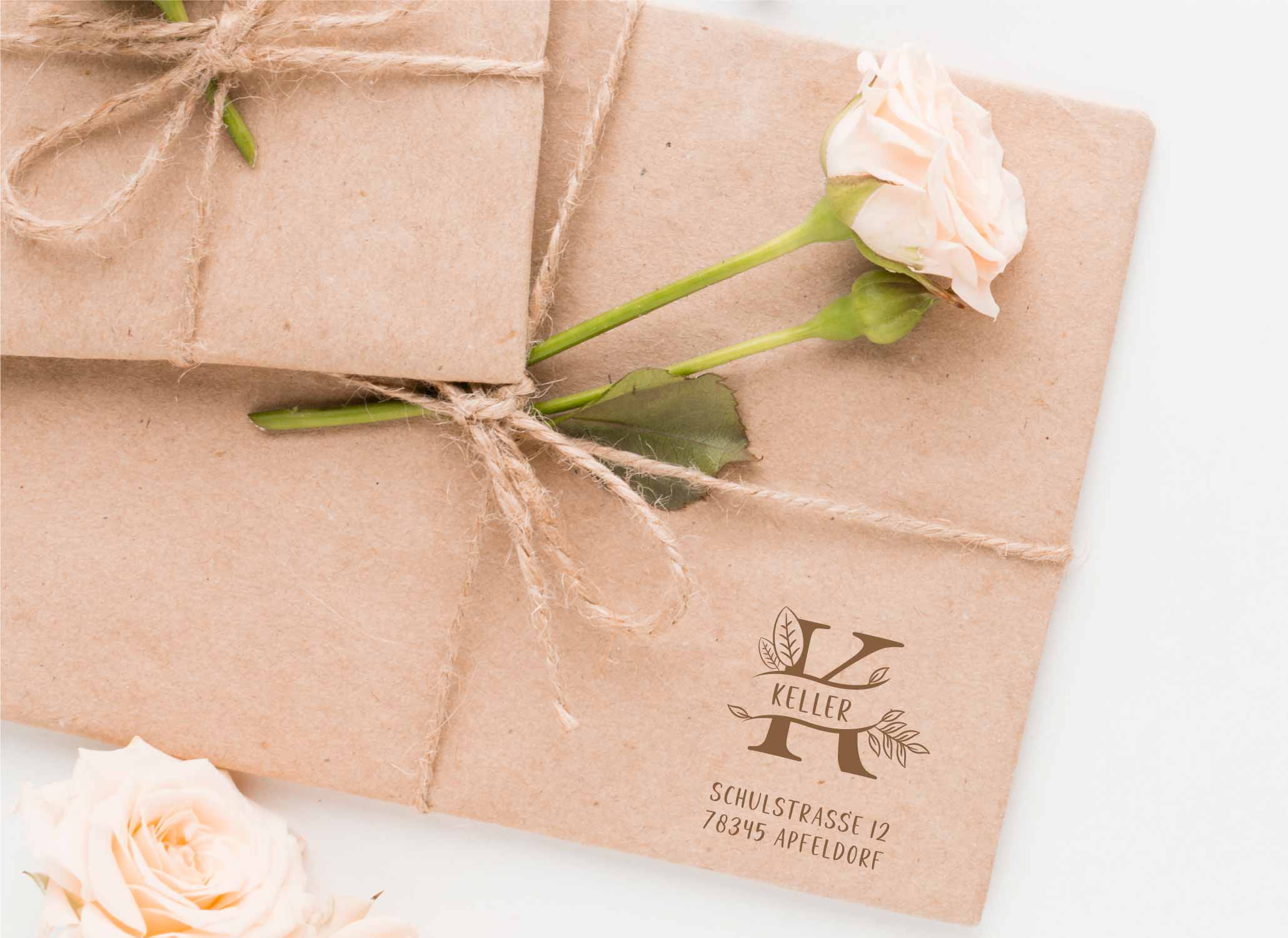 Personalisierter Adresstempel "Keller" | 4–10 cm 