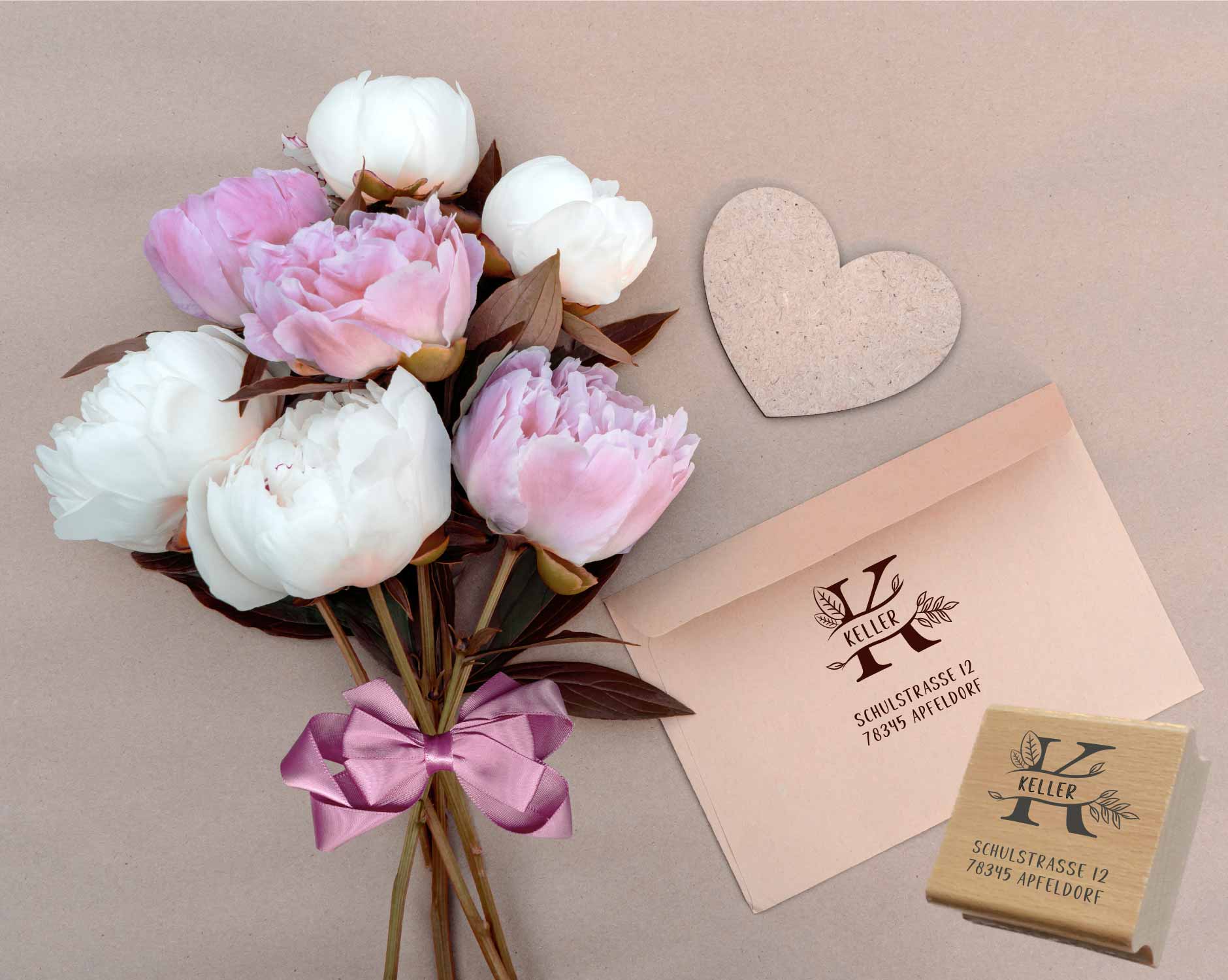 Personalisierter Adresstempel "Keller" | 4–10 cm 