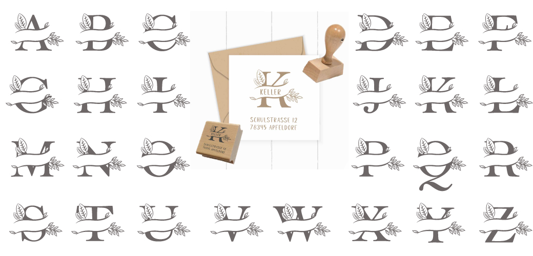 Personalisierter Adresstempel "Keller" | 4–10 cm 