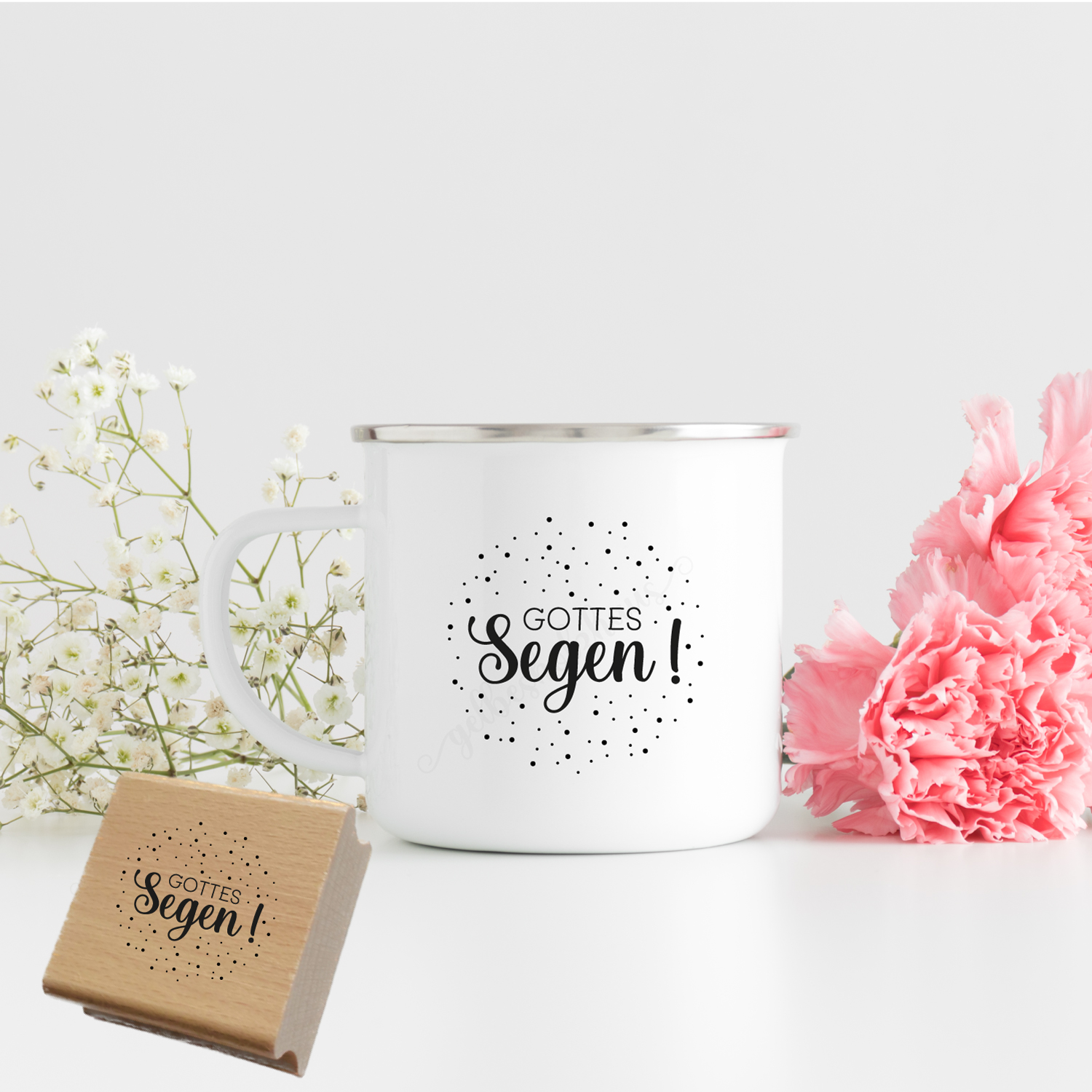 Konfetti-STEMPEL "Gottes Segen!"