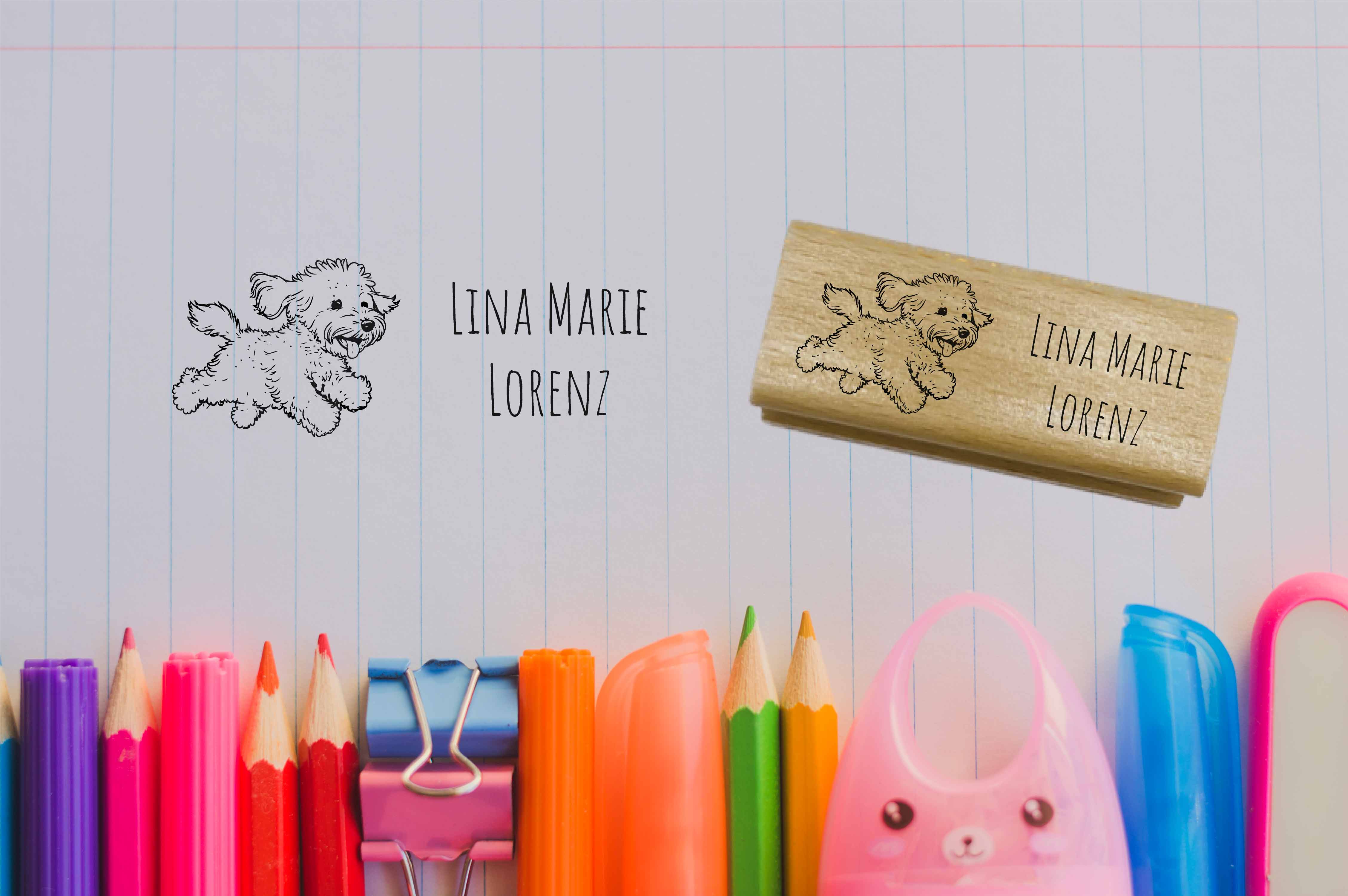 Dein individueller Namensstempel „Lina“ | 59 x 22 mm