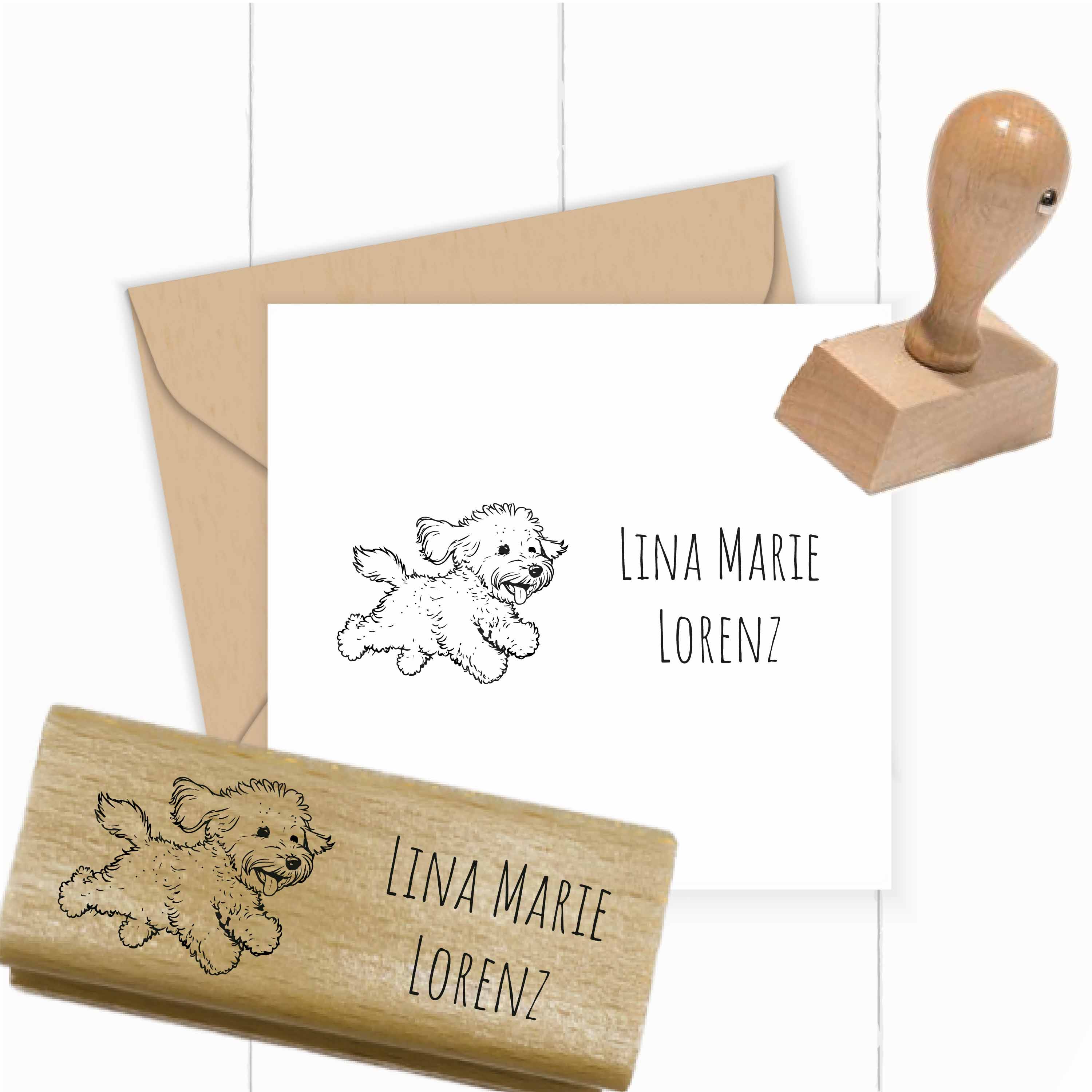 Dein individueller Namensstempel „Lina“ | 59 x 22 mm