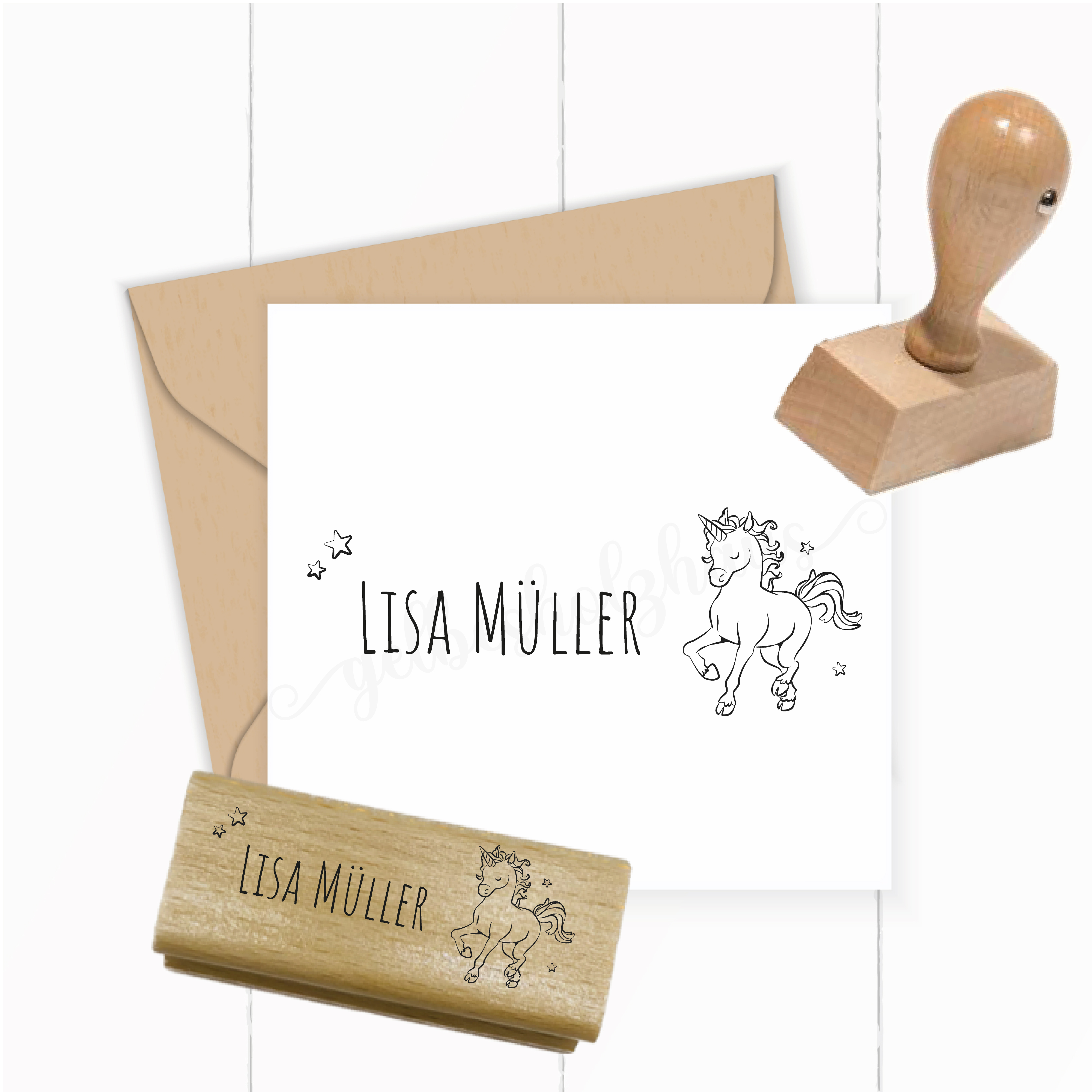 Dein individueller Namensstempel „Lisa“ | 59 x 22 mm