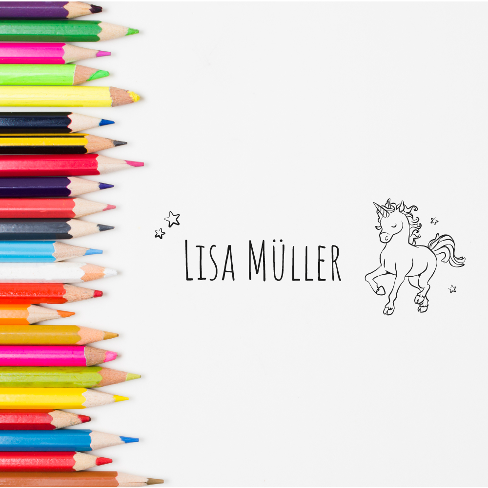 Dein individueller Namensstempel „Lisa“ | 59 x 22 mm