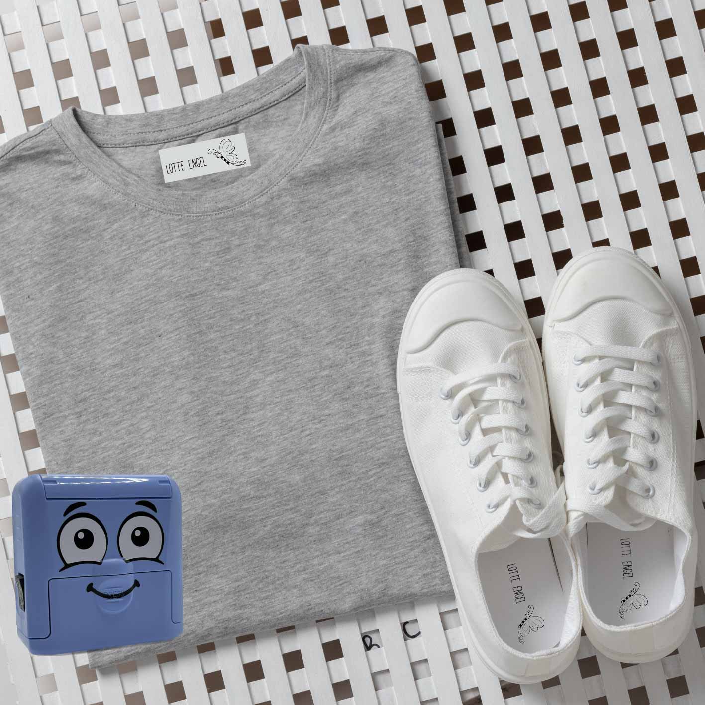 Dein personalisierter Textilstempel „Schmetterling“ | 38 x 14 mm