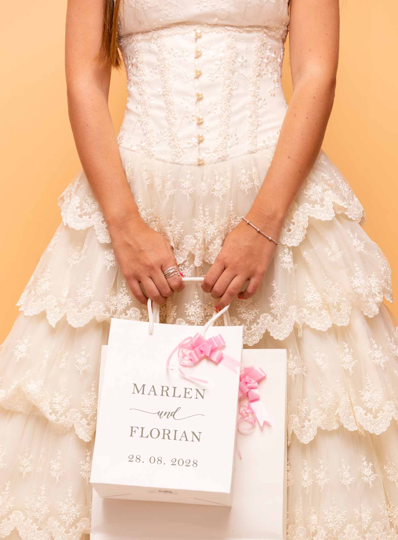 Personalisierter Hochzeits-STEMPEL "Marlen"