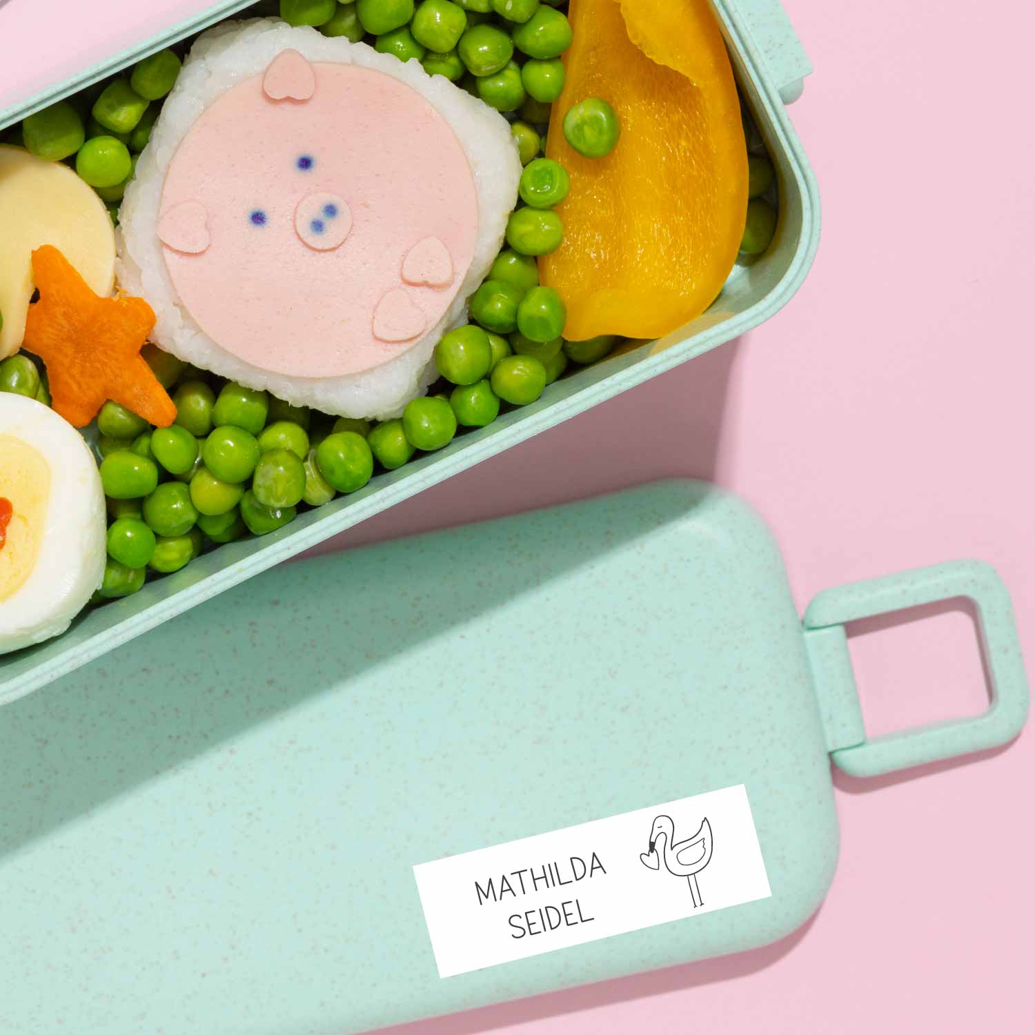 Dein personalisierter Textilstempel „Flamingo“ | 38 x 14 mm