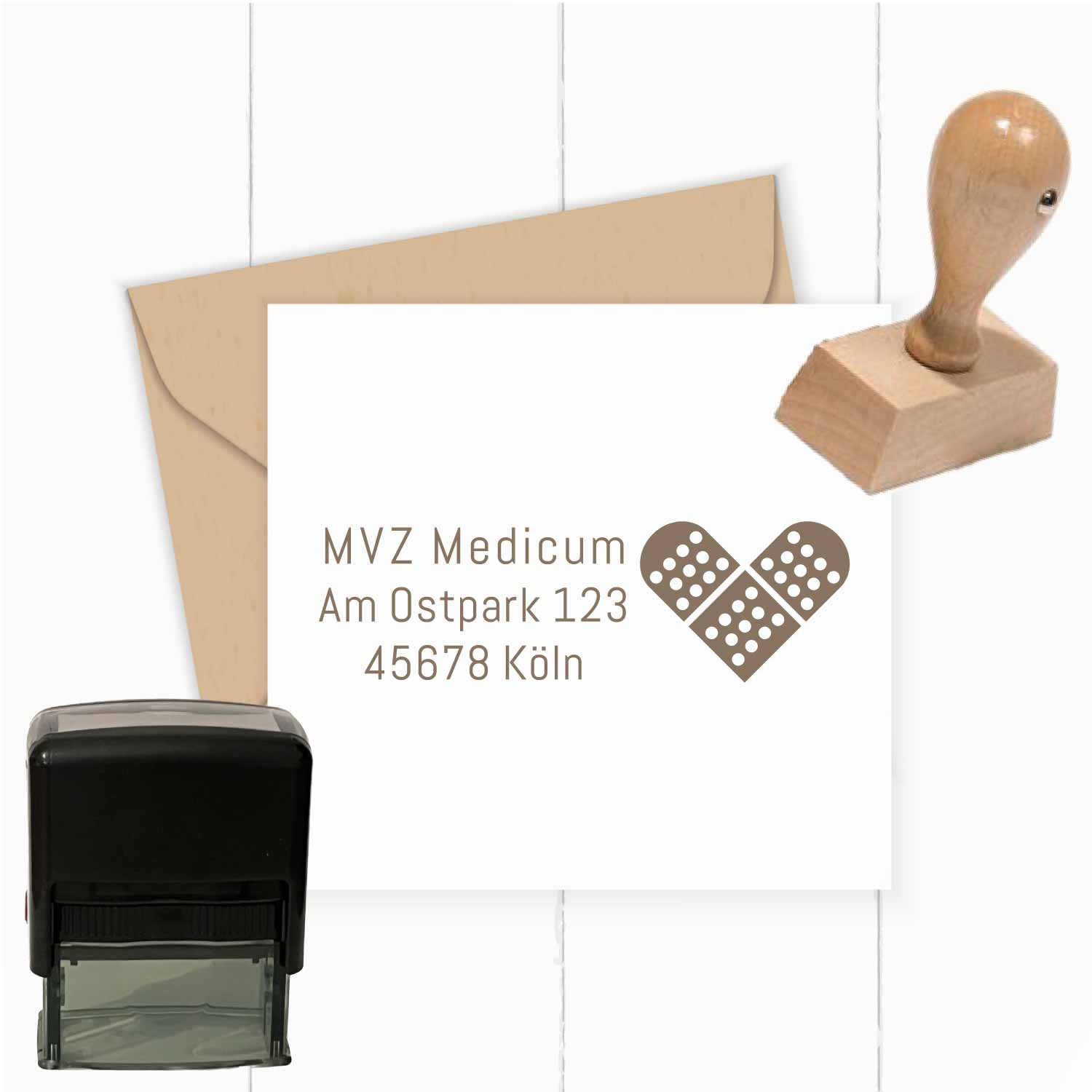 Praxisstempel | Arztstempel – passend für's Impfausweis-Feld