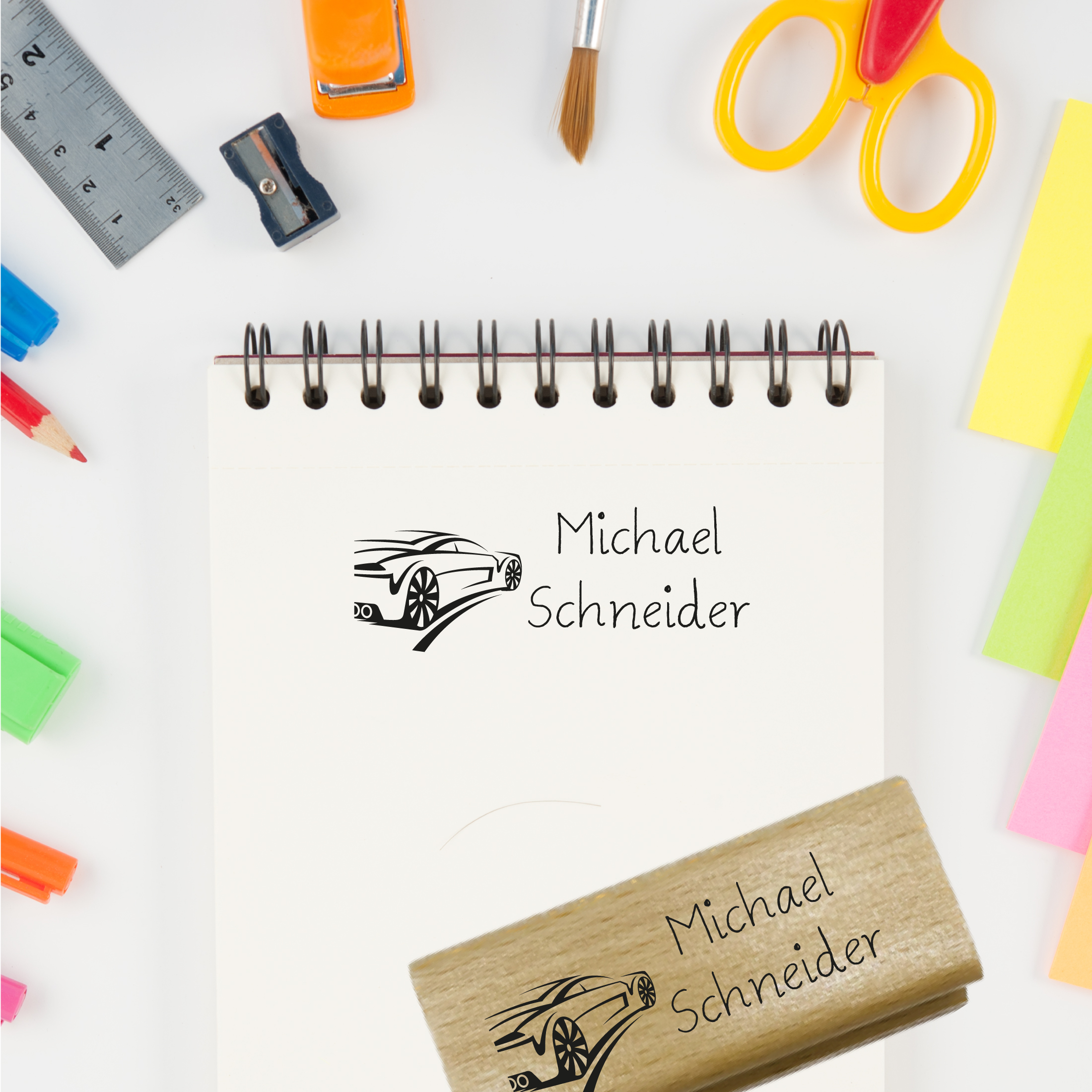 Dein individueller Namensstempel „Michael“ | 59 x 22 mm
